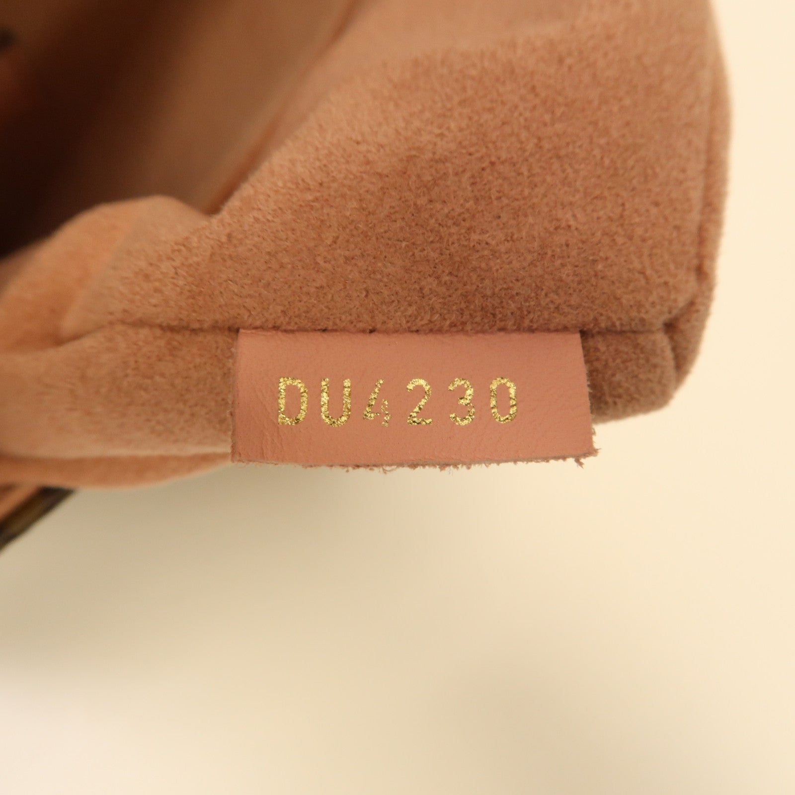LOUIS VUITTON Monogram/牛皮皮革Locky BB金扣手挽肩背兩用袋玫瑰粉紅色/啡色