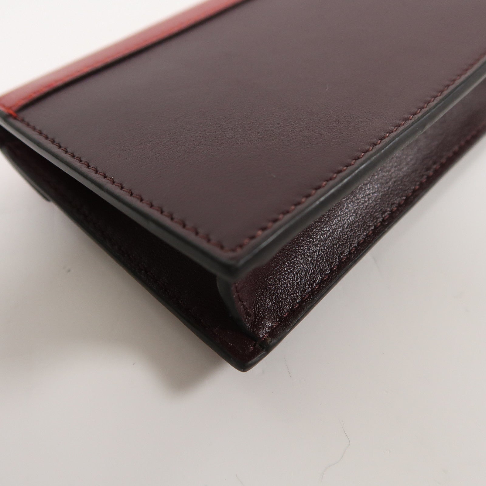 CELINE 牛皮皮革Card Case金扣卡片套紅色/黃色/啡色
