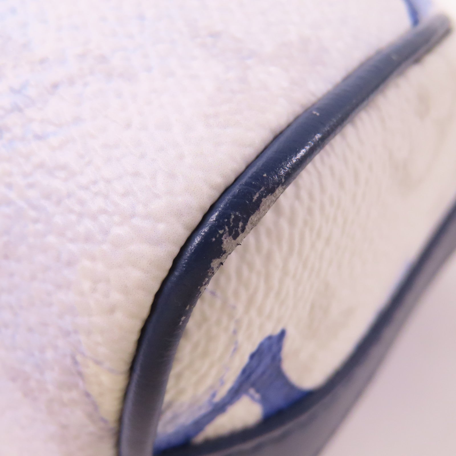 LOUIS VUITTON Watercolor Monogram Keepall XS銀扣手挽肩背兩用袋白色/藍色