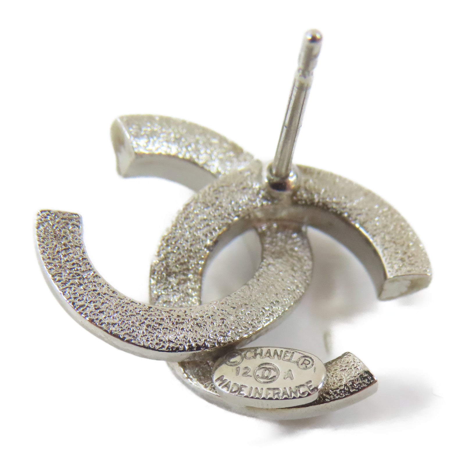 CHANEL 金屬Earrings耳環銀色
