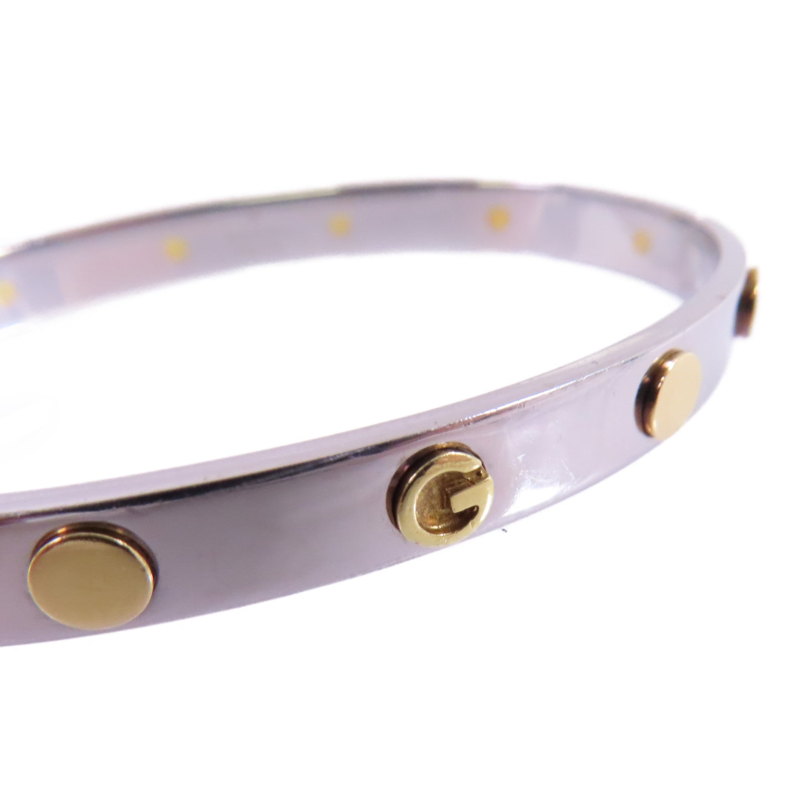 GUCCI 不鏽鋼/黃金Bangle手鐲GUCCI#17