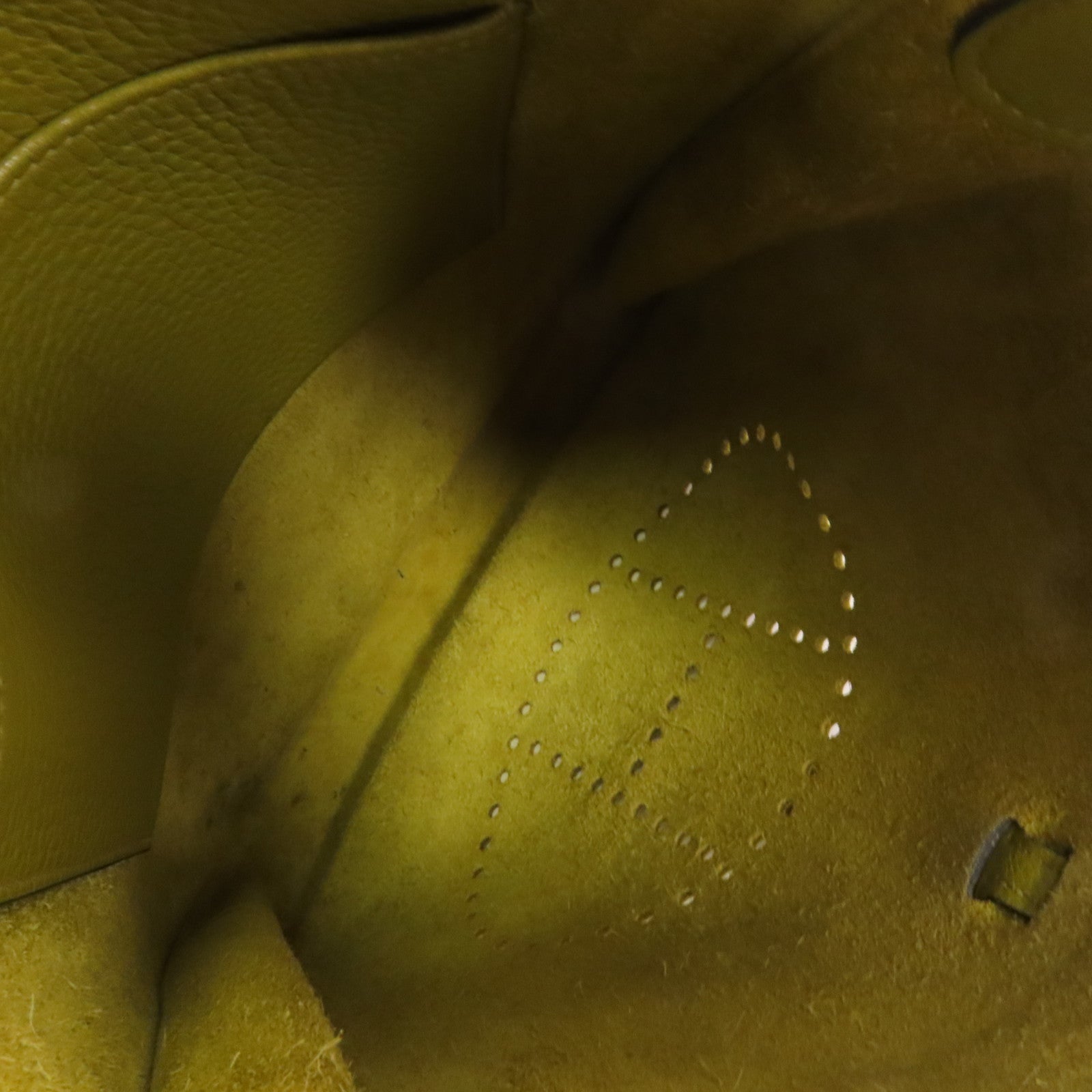 HERMES Clemence皮革Evelyne PM銀扣肩背袋