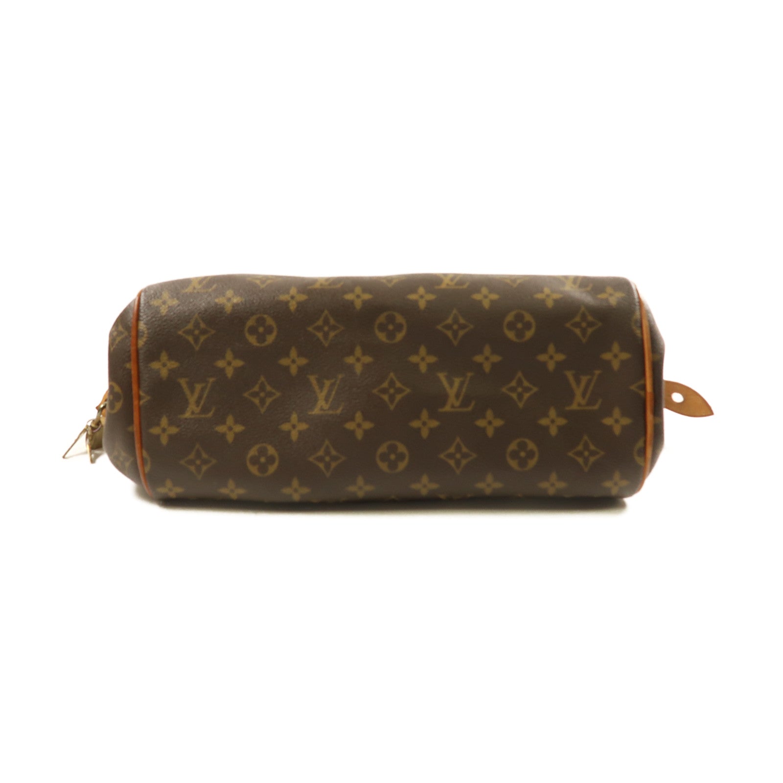 LOUIS VUITTON Monogram Montorgueil PM金扣肩背袋棕色