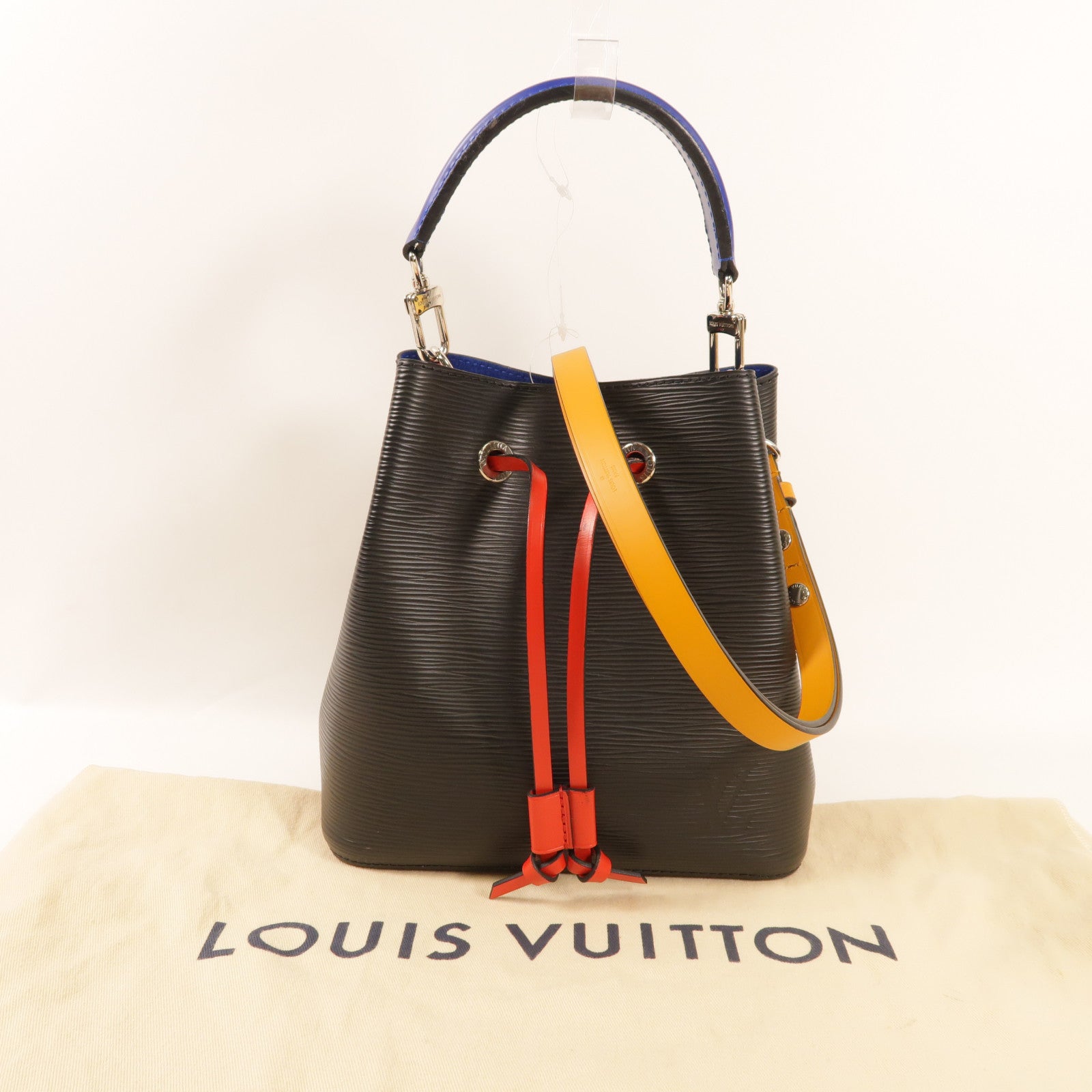 LOUIS VUITTON Epi Neo Noe BB銀扣手挽肩背兩用袋