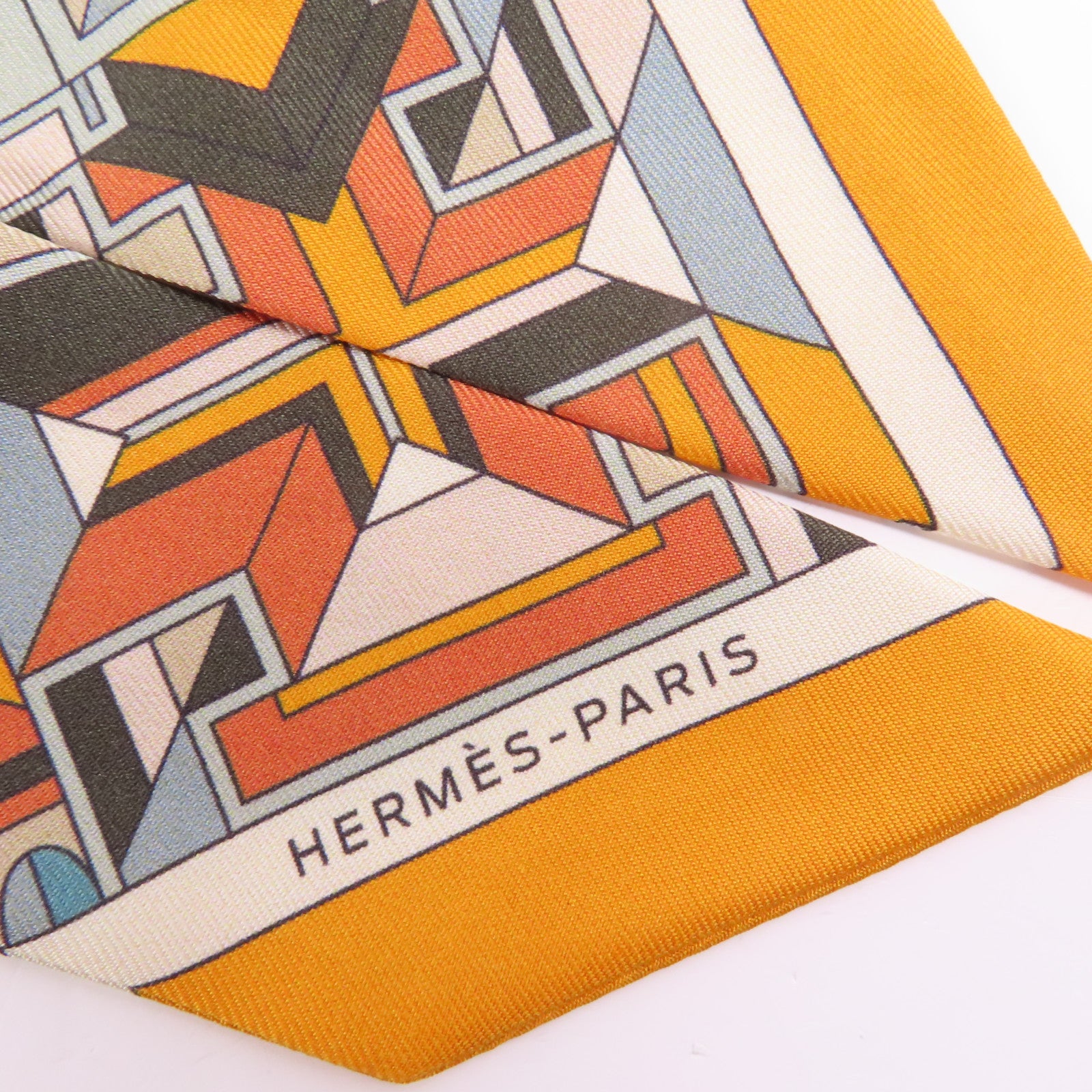 HERMES 絲質Twilly絲巾