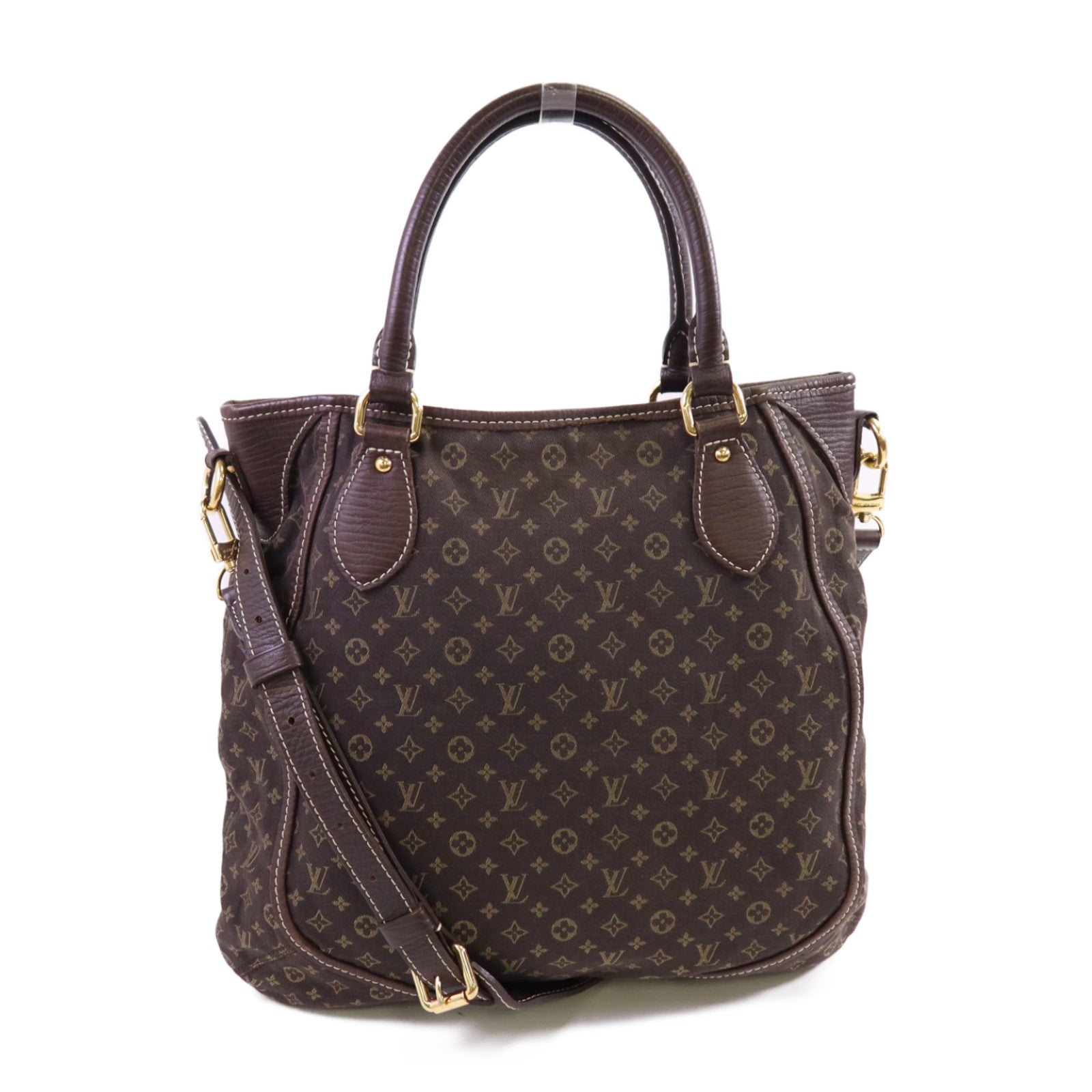 LOUIS VUITTON Monogram Mini Lin Angel Shoulder Bag金扣肩背袋