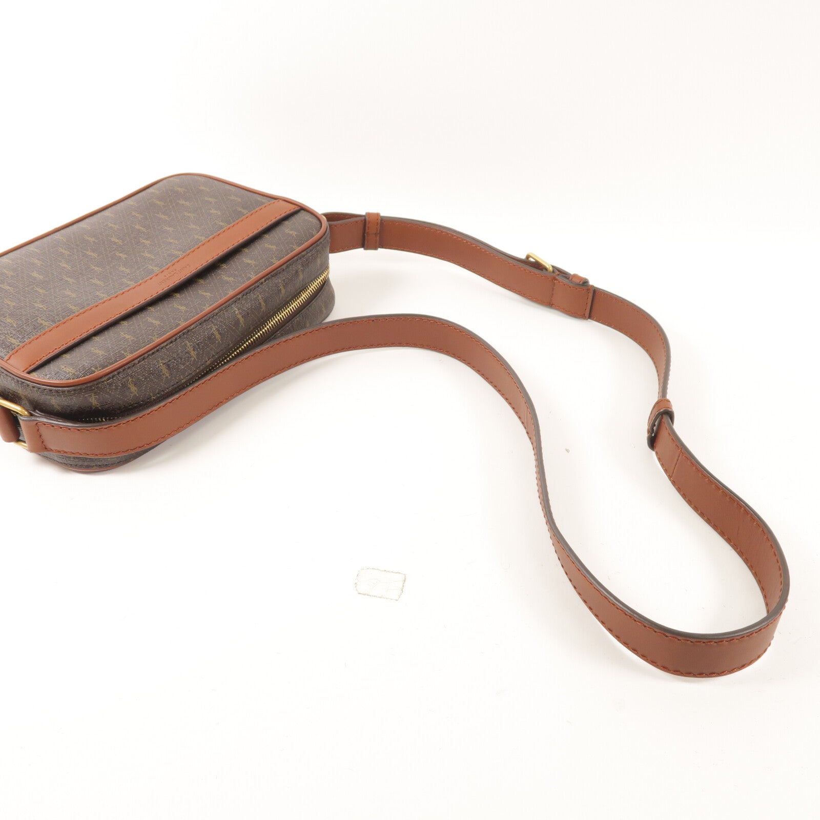 SAINT LAURENT 塗層帆布Shoulder Bag肩背袋