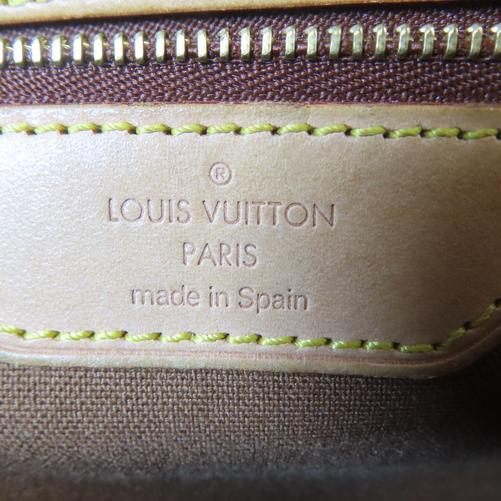 LOUIS VUITTON Monogram Abbesses金扣肩背袋啡色