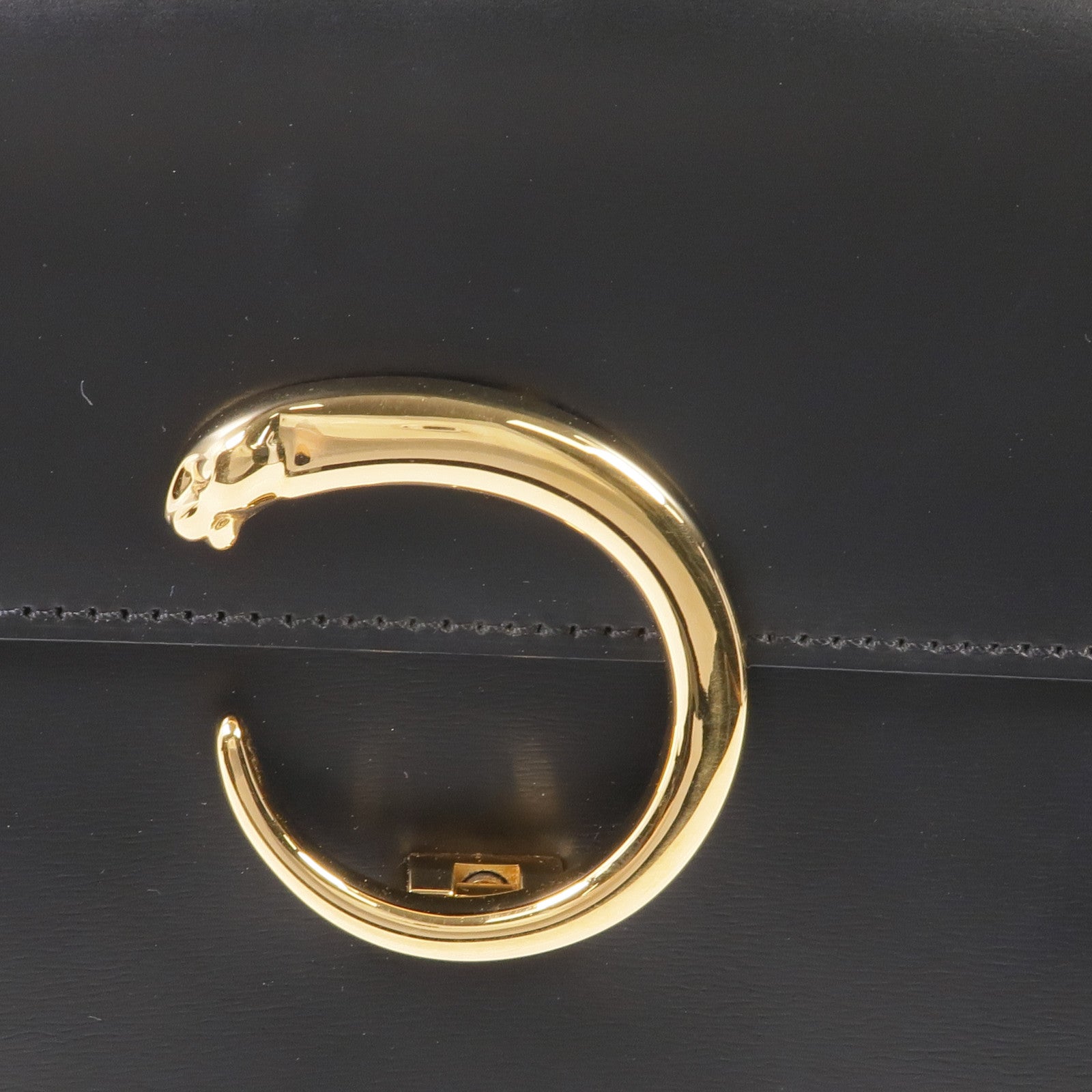 CARTIER 牛皮皮革Handbag金扣手挽袋