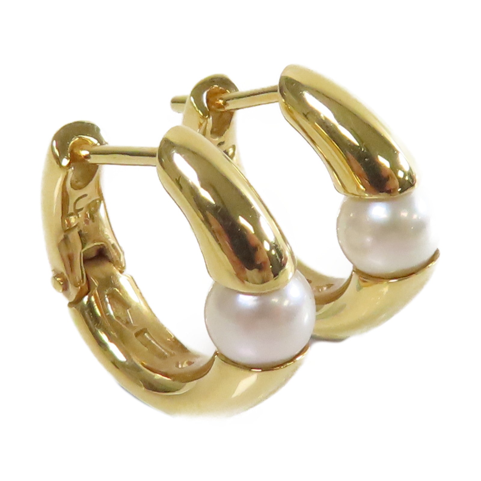 MIKIMOTO 18K黃金/珍珠Pearl Earrings耳環