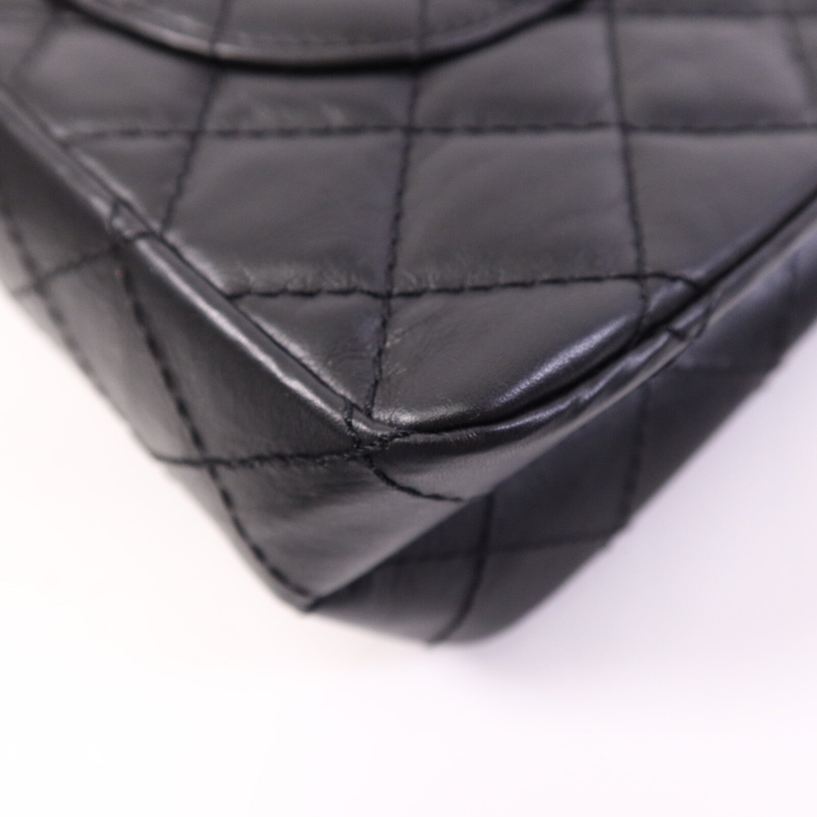 CHANEL 牛皮皮革2.55 Large銀扣鏈帶肩背袋