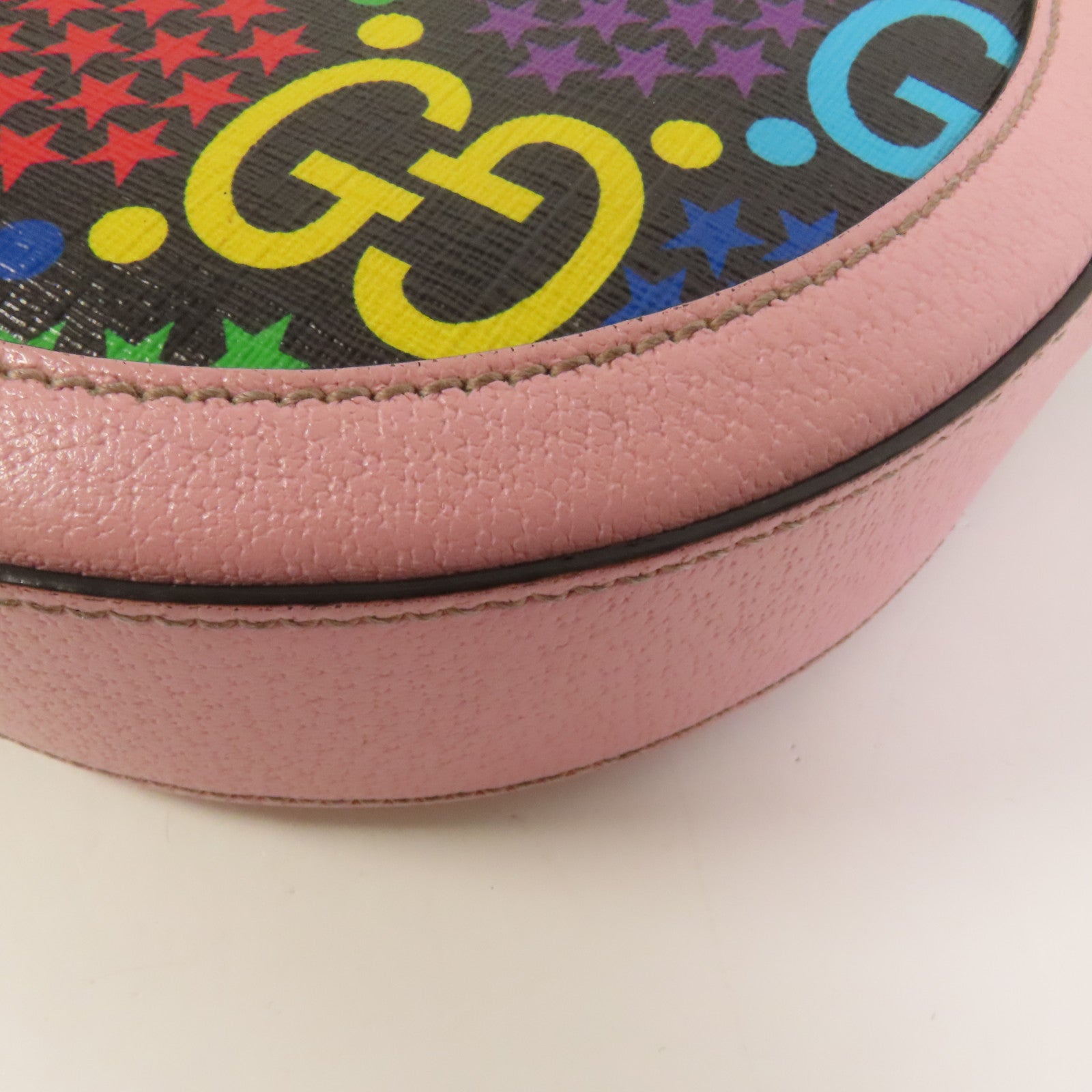 GUCCI 塗層帆布GG Psychedelic Shoulder Bag肩背袋
