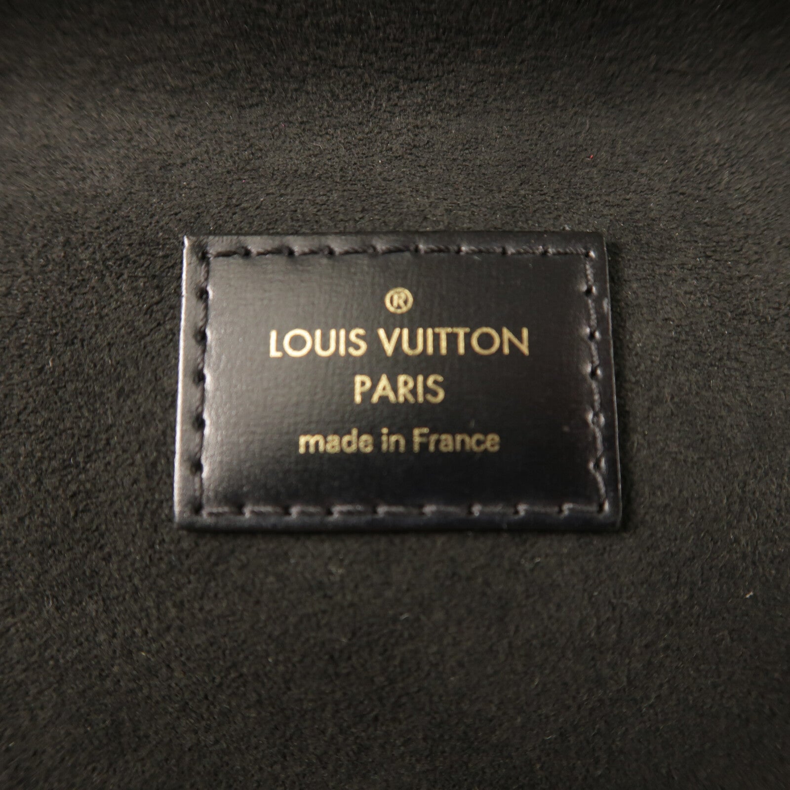LOUIS VUITTON Monogram Reverse Vanity PM金扣鏈帶手挽肩背兩用袋