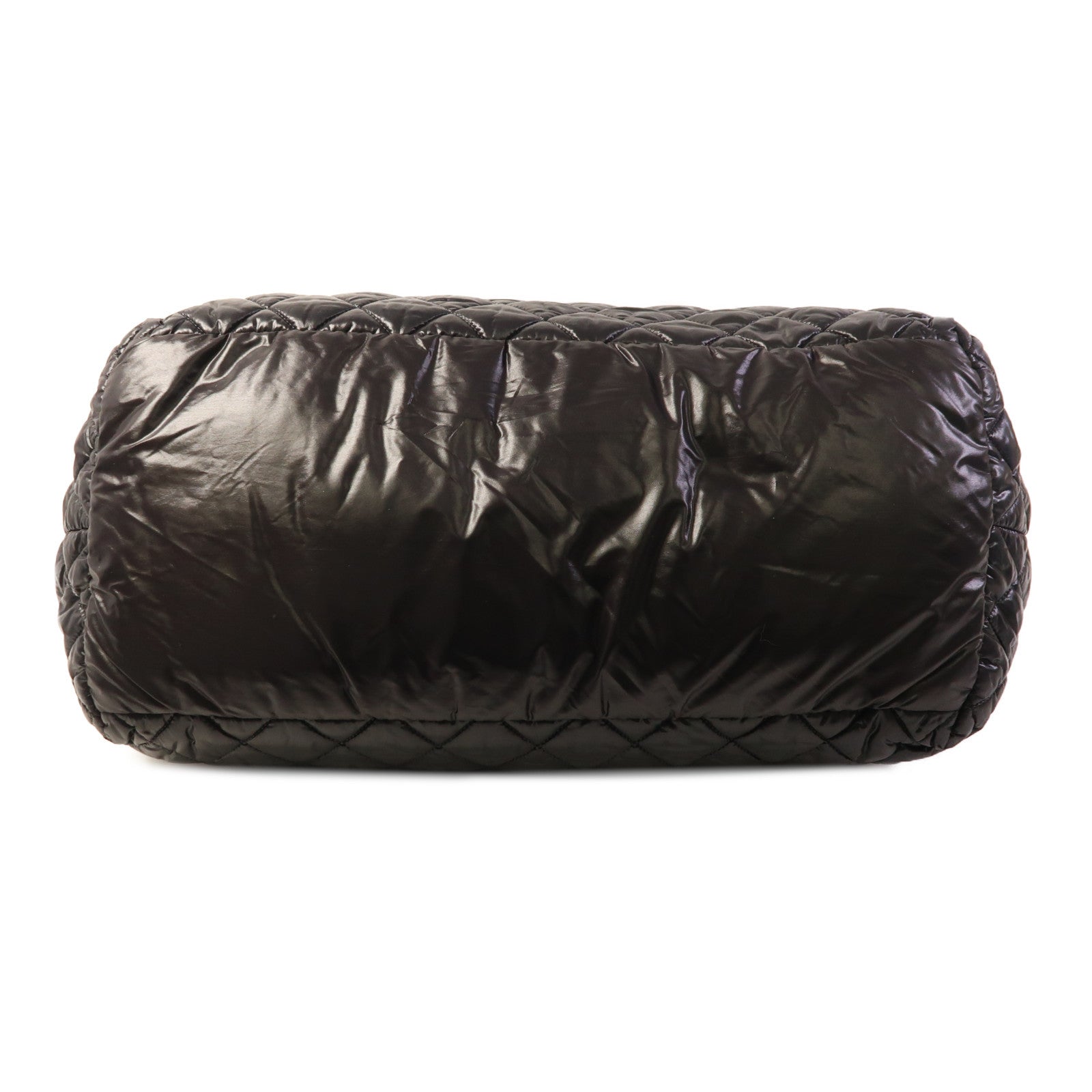 CHANEL 尼龍Coco Cocoon銀扣肩背袋