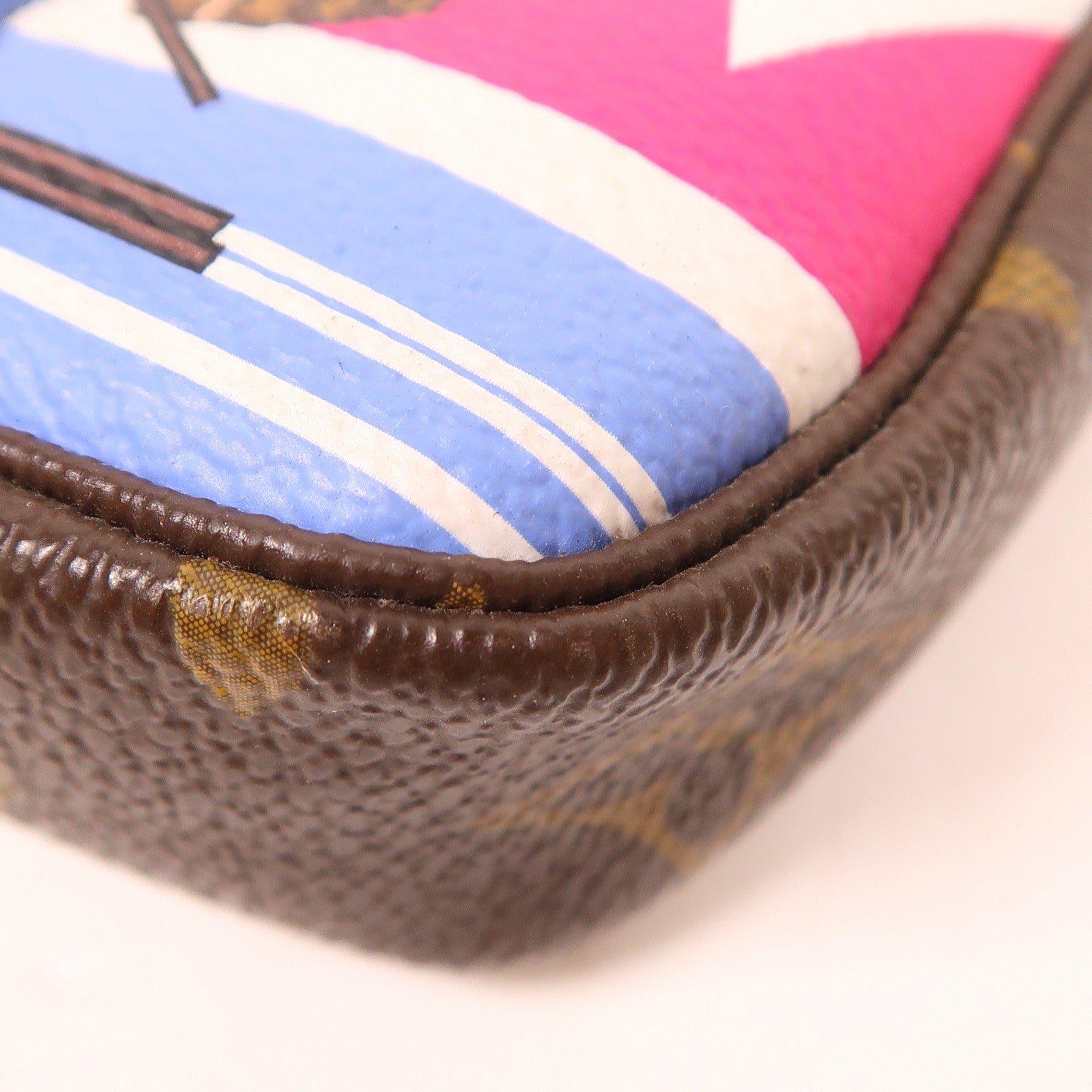 LOUIS VUITTON Monogram Pochette Accessories金扣手挽袋