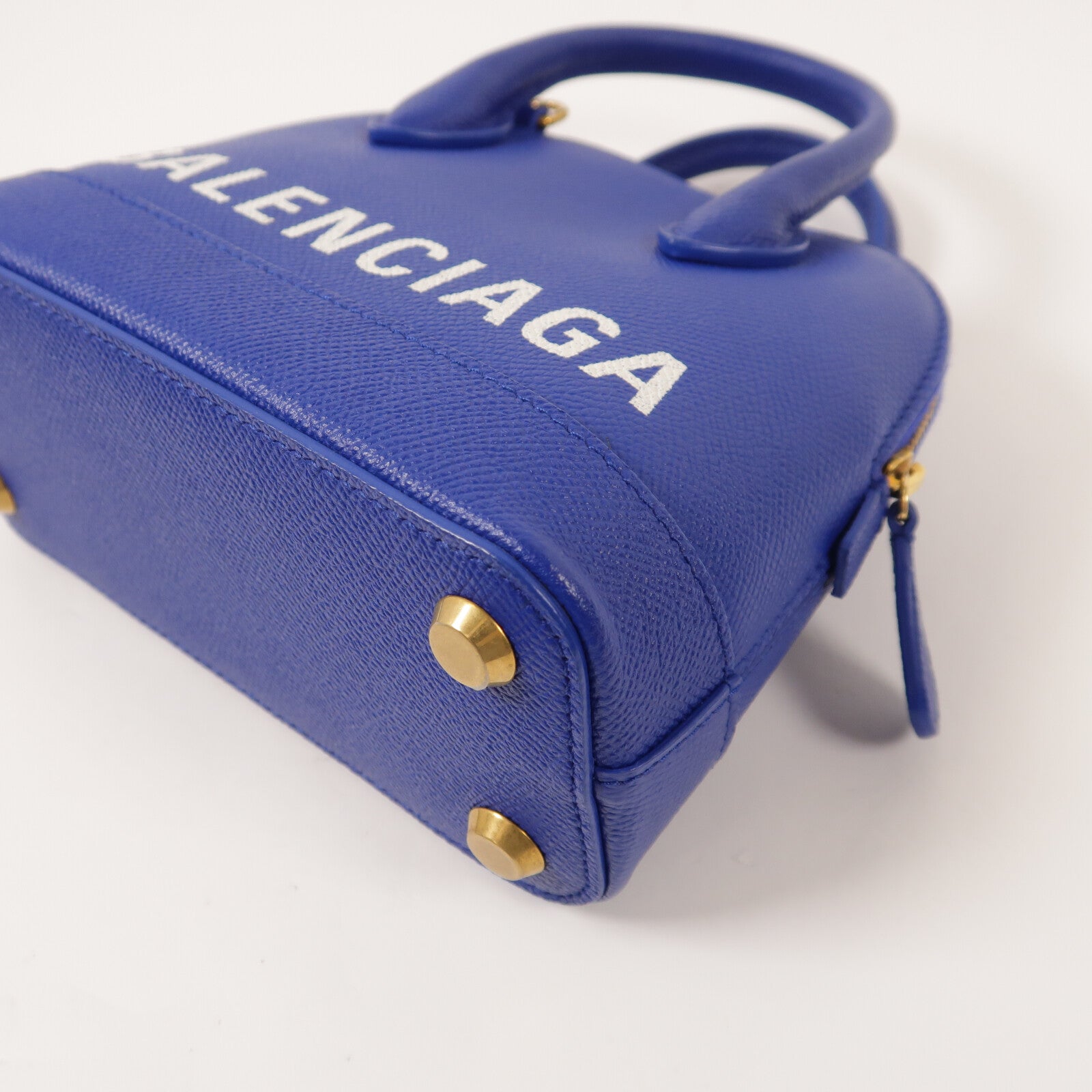 BALENCIAGA 牛皮皮革Ville Top Handle XXS手挽肩背兩用袋