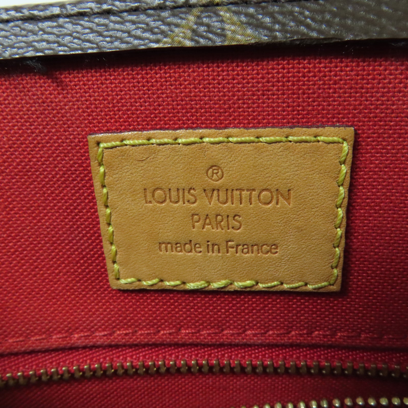 LOUIS VUITTON 【激減優惠】Monogram Sac Plat BB金扣手挽肩背兩用袋棕色