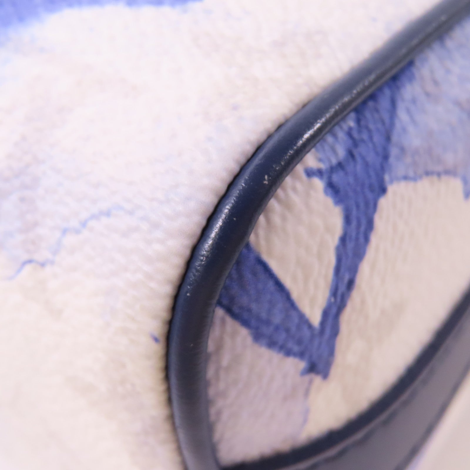 LOUIS VUITTON Watercolor Monogram Keepall XS銀扣手挽肩背兩用袋白色/藍色