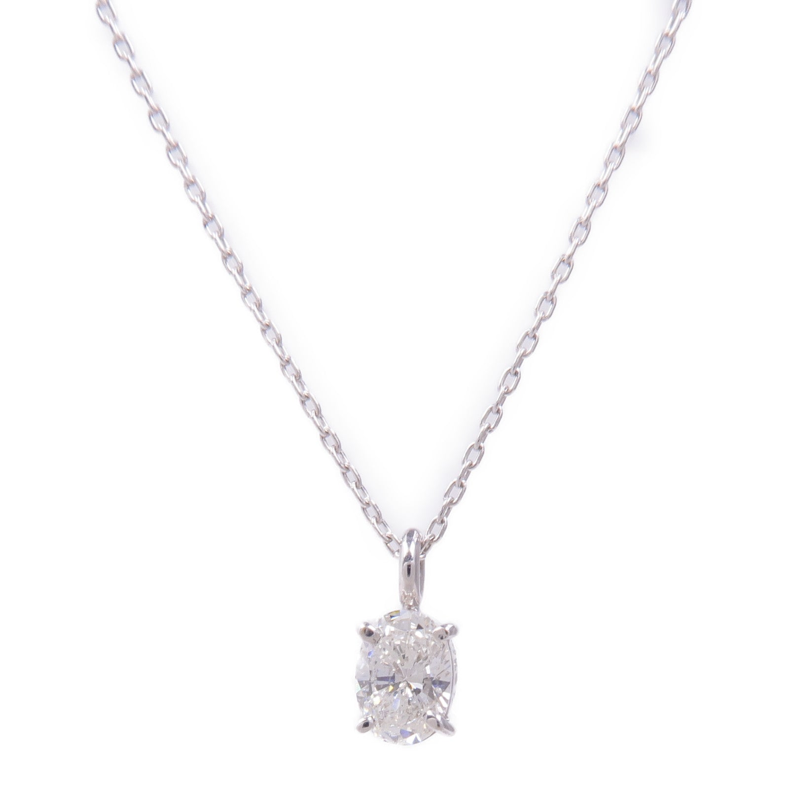 JEWELRY 18K白金Diamond Necklace鑽石項鍊