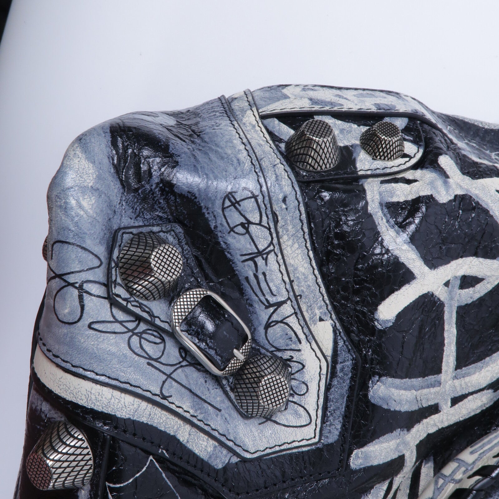 BALENCIAGA 牛皮皮革LE Cagole Graffiti Tote手挽肩背兩用袋