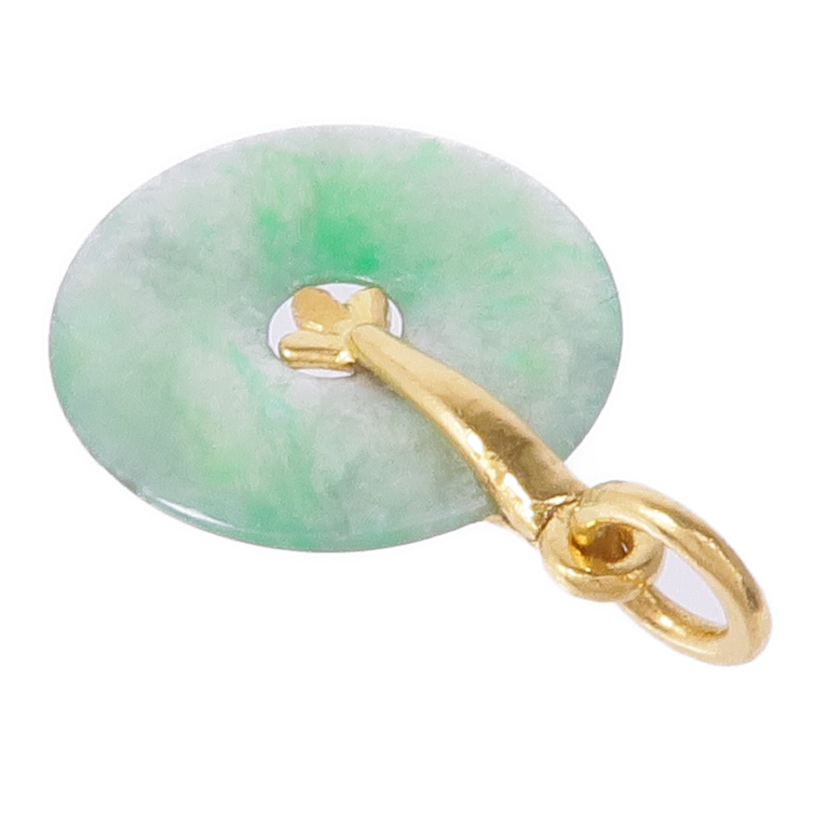 JEWELRY 24K黃金Jade Pendant Top翡翠吊墜