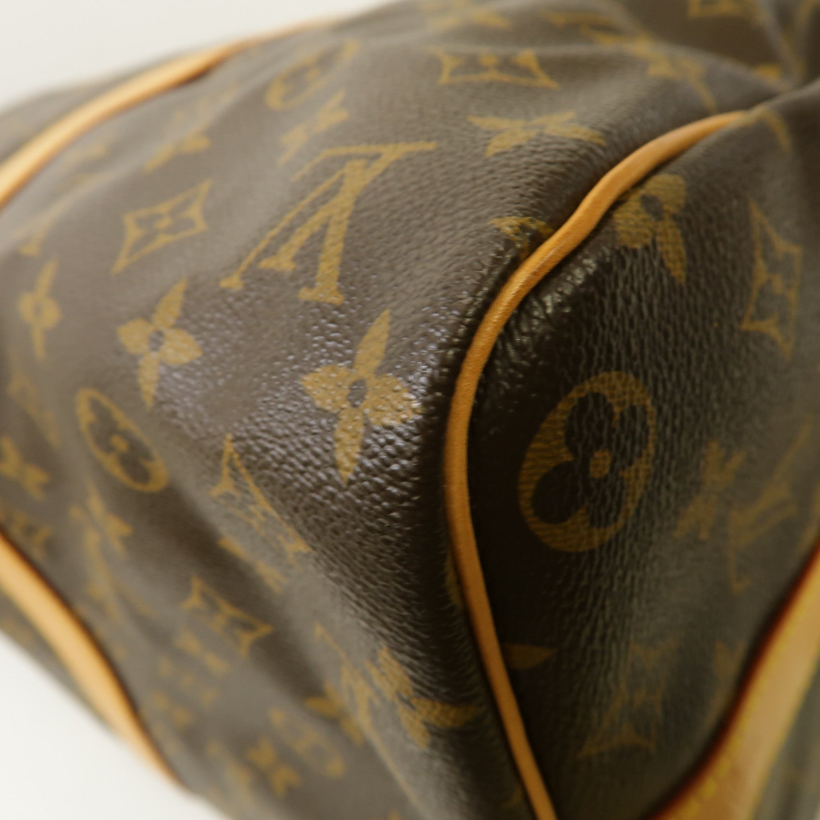 LOUIS VUITTON Monogram Keepall 45 Bandouliere金扣手挽肩背兩用袋啡色