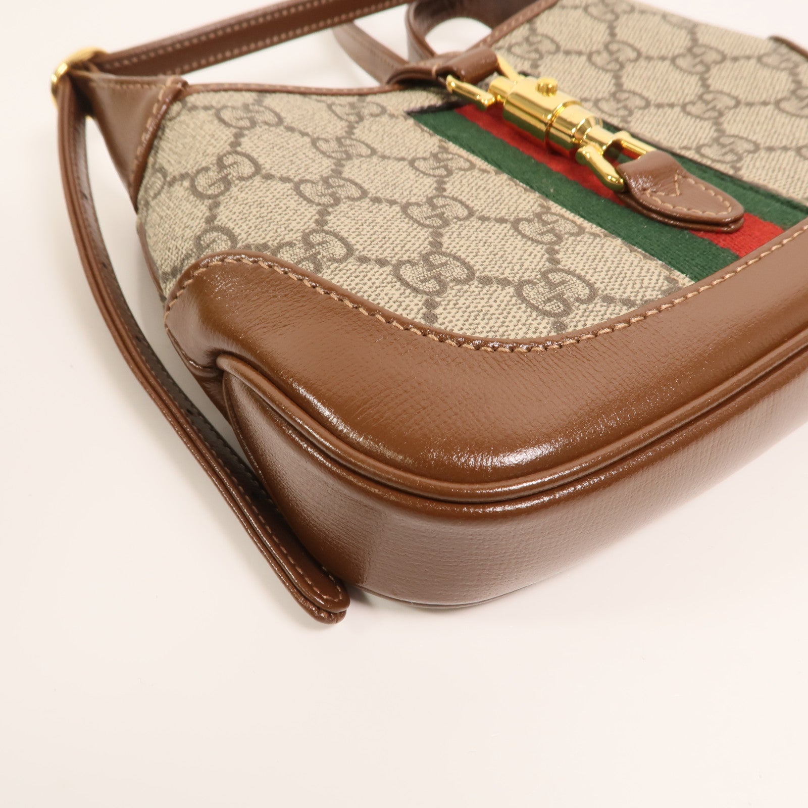 GUCCI 塗層帆布Mini Jackie 1961肩背袋