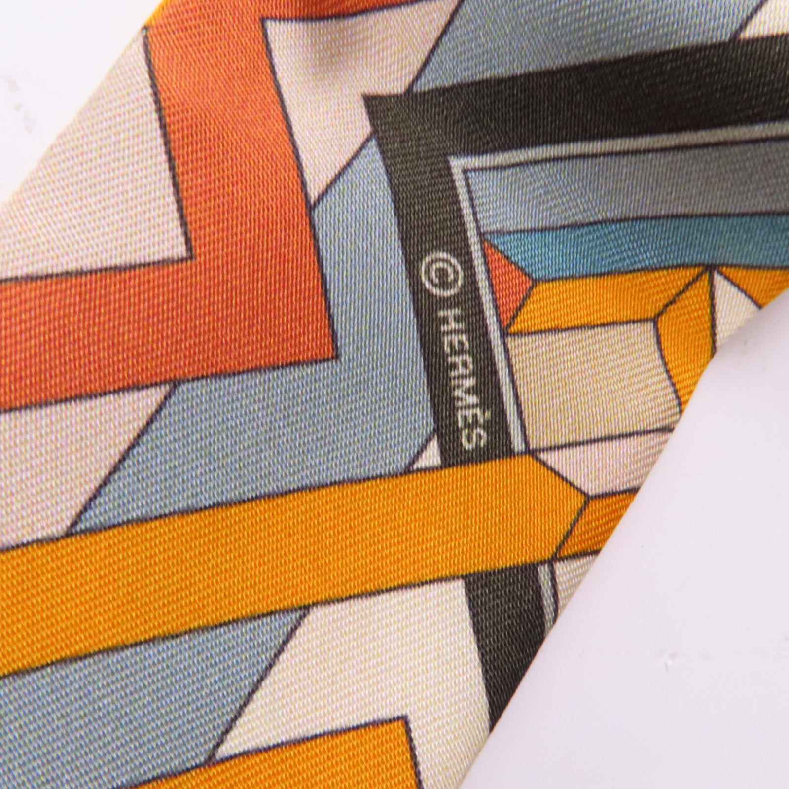 HERMES 絲質Twilly絲巾