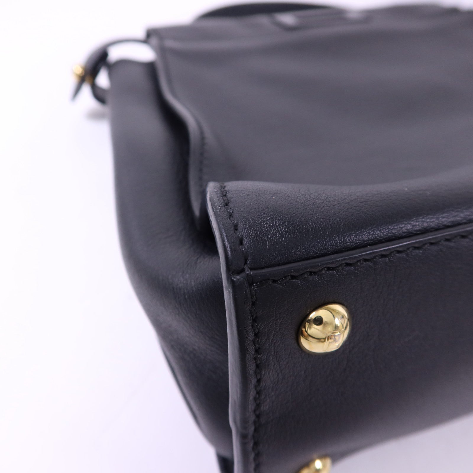 FENDI 牛皮皮革Peekaboo金扣手挽肩背兩用袋