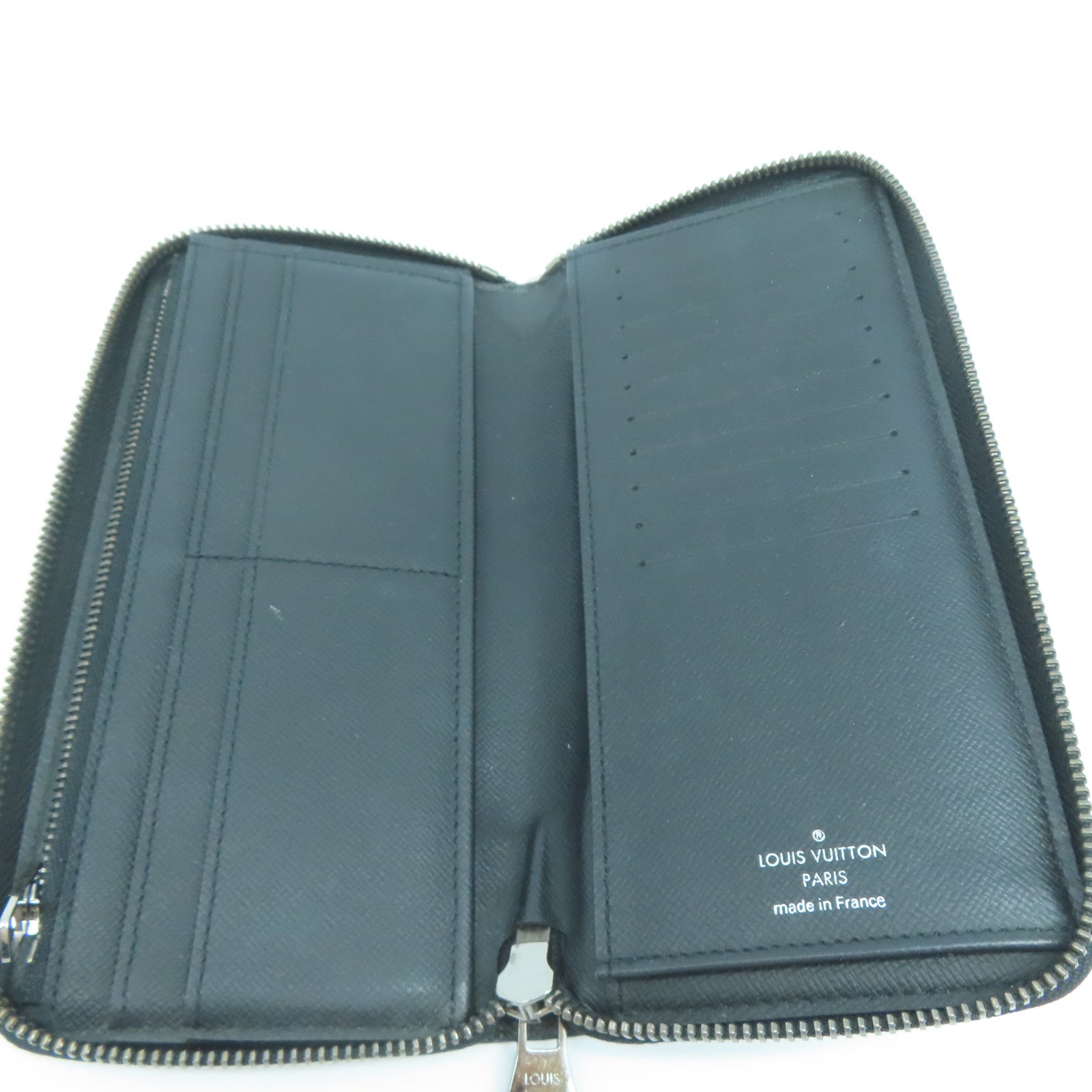 LOUIS VUITTON 【激減優惠】Monogram Eclipse Zippy Wallet Vertical銀扣長錢包黑色