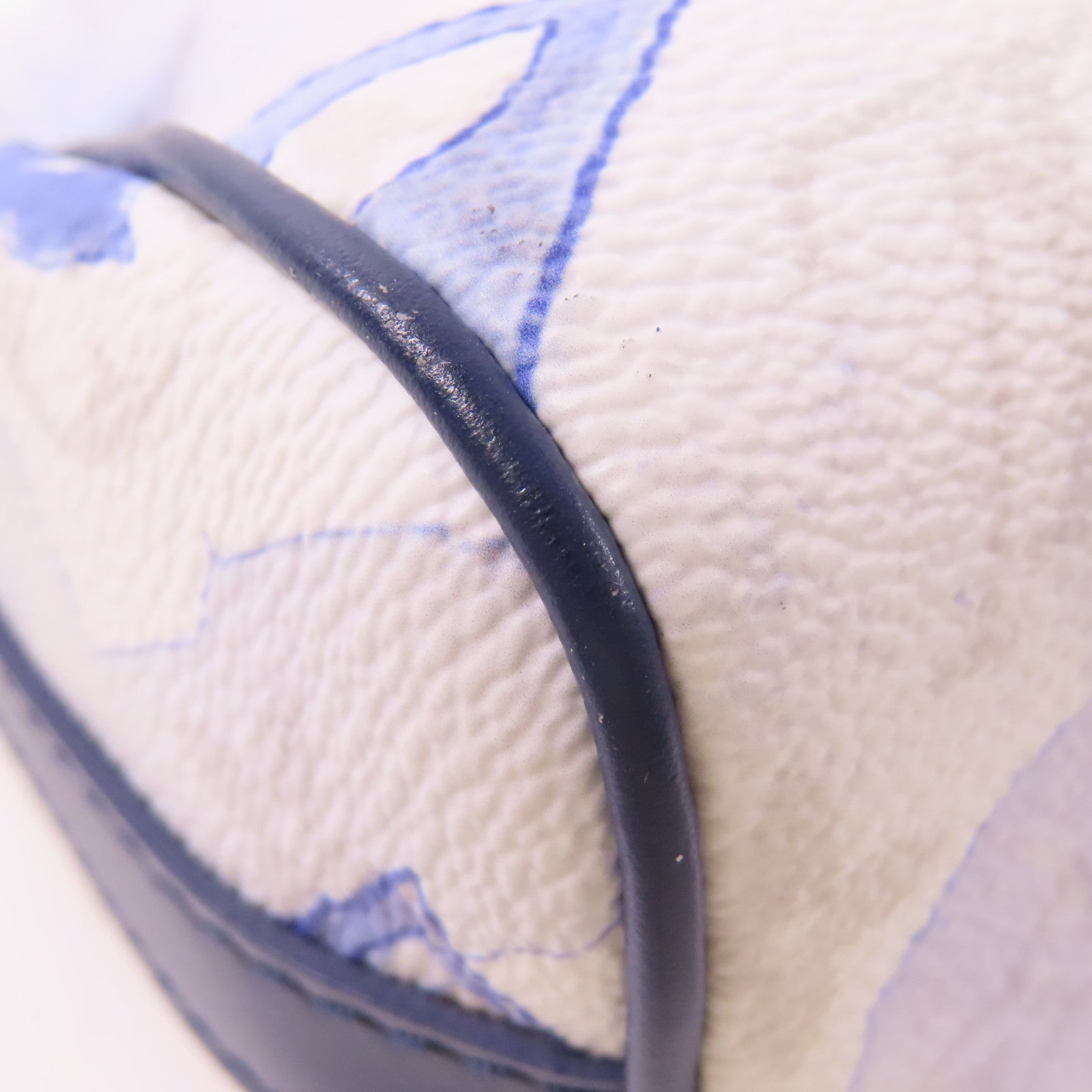 LOUIS VUITTON Watercolor Monogram Keepall XS銀扣手挽肩背兩用袋白色/藍色