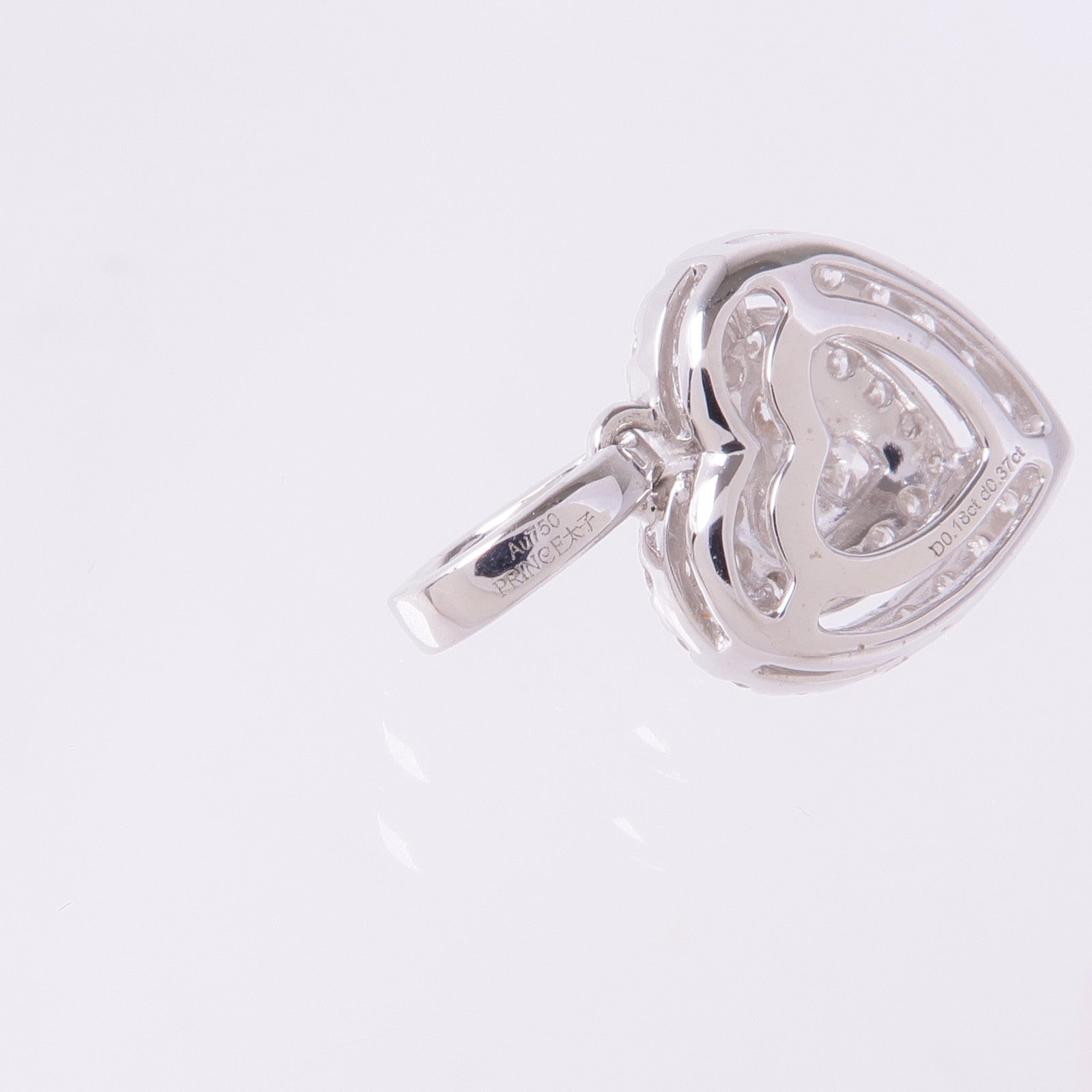 JEWELRY 18K白金Diamond Pendant Top鑽石吊墜