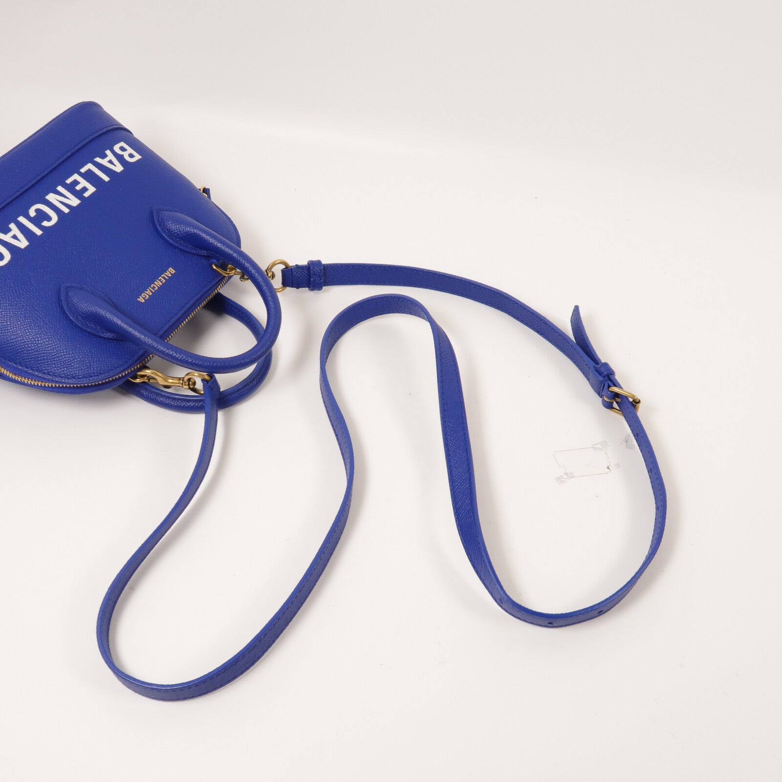 BALENCIAGA 牛皮皮革Ville Top Handle XXS手挽肩背兩用袋
