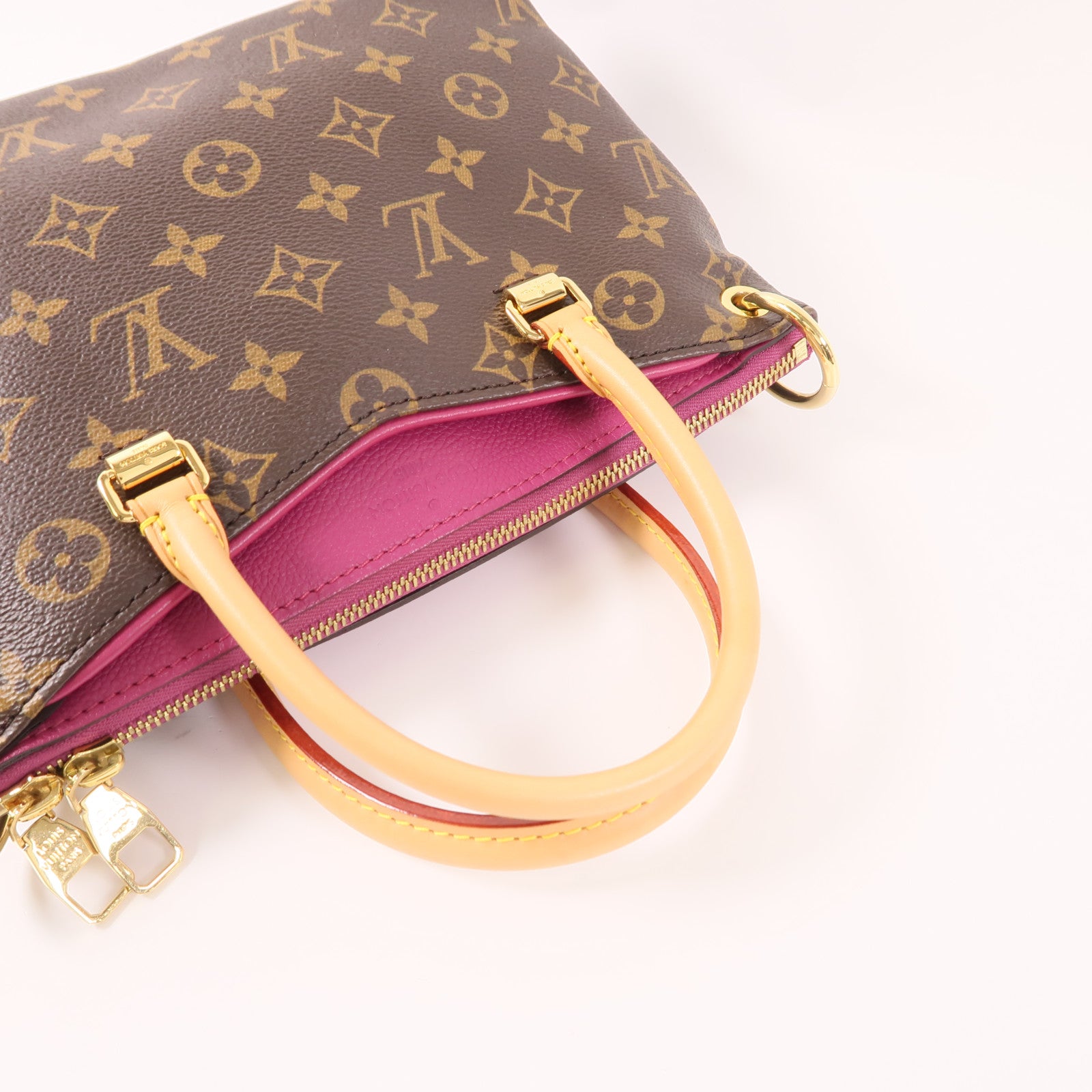 LOUIS VUITTON Monogram Pallas BB金扣手挽肩背兩用袋