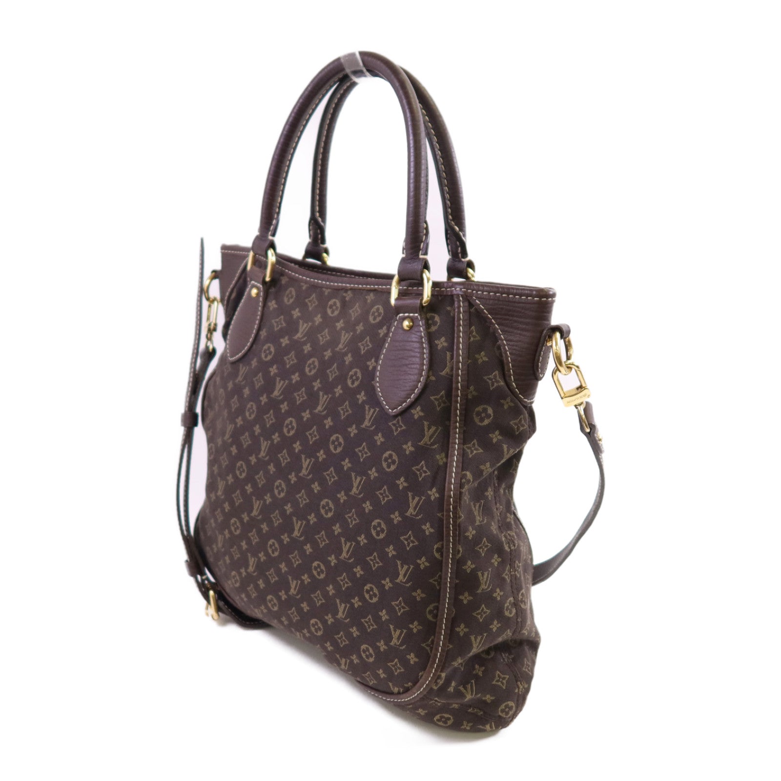 LOUIS VUITTON Monogram Mini Lin Angel Shoulder Bag金扣肩背袋