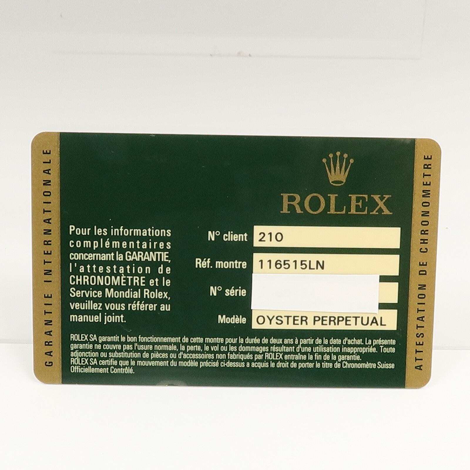 ROLEX Daytona 116515LN