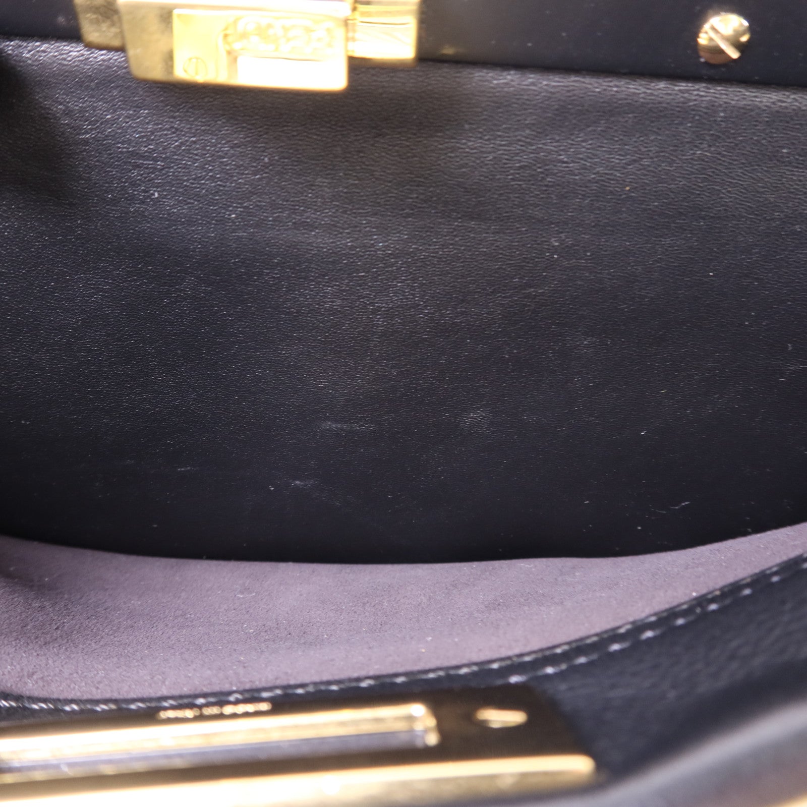 FENDI 牛皮皮革Peekaboo金扣手挽肩背兩用袋