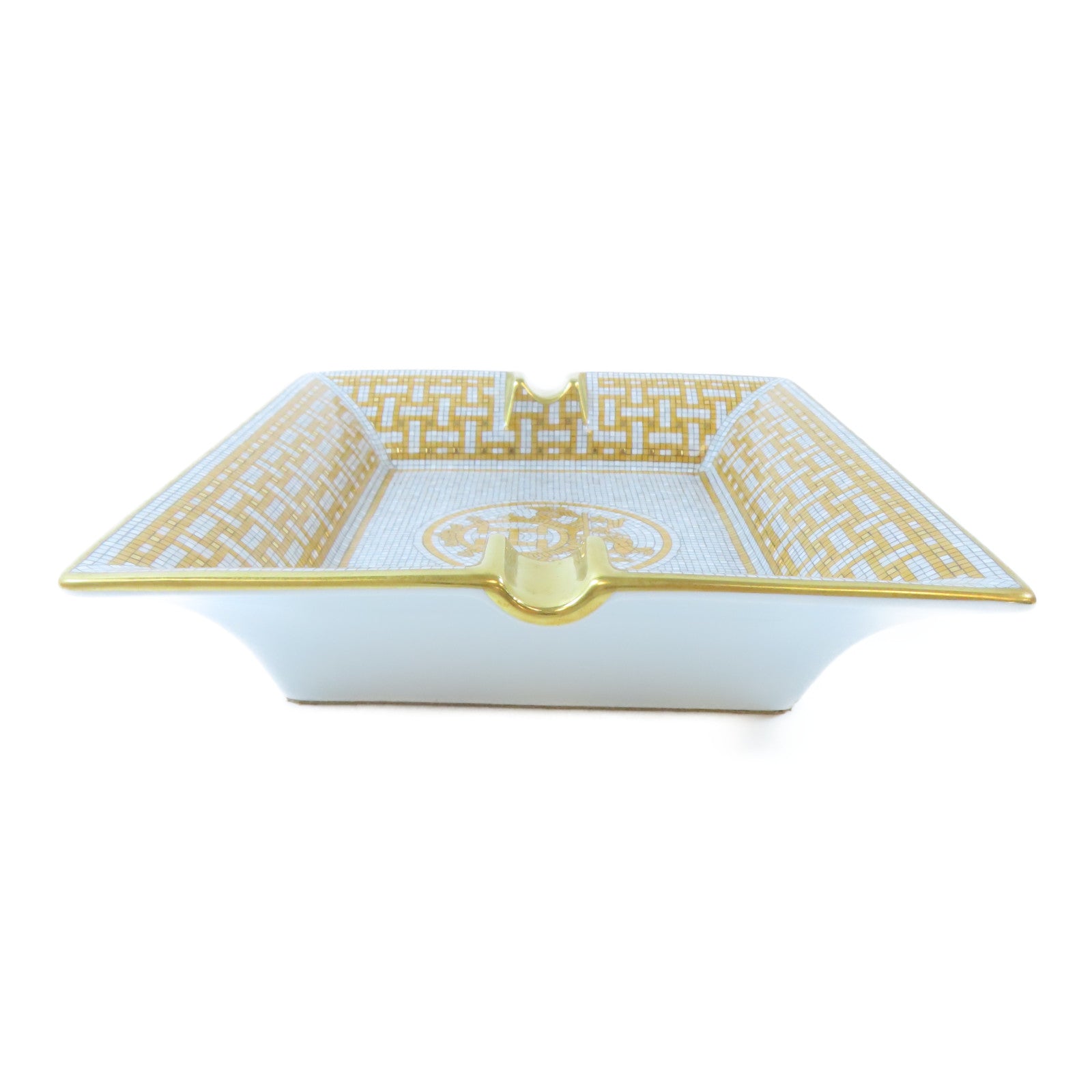 HERMES 瓷Ashtray煙灰缸灰色/金色/橙色– Brand Off Hong Kong Online Store