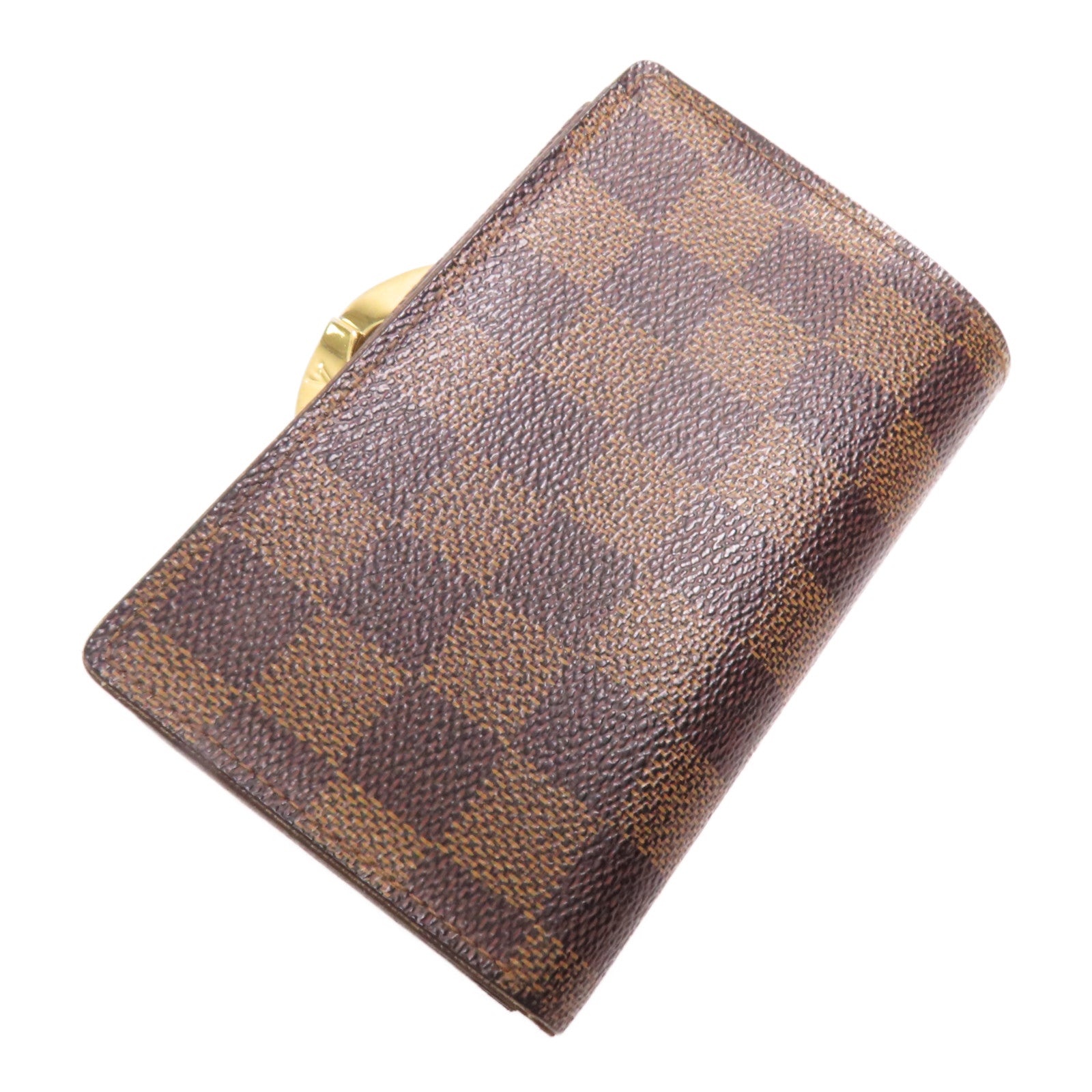 LOUIS VUITTON Damier Wallet金扣錢包