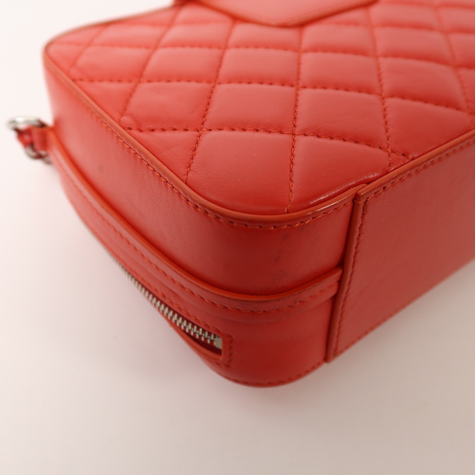 CHANEL 【激減優惠】羊皮皮革Chain Shoulder銀扣鏈帶肩背袋
