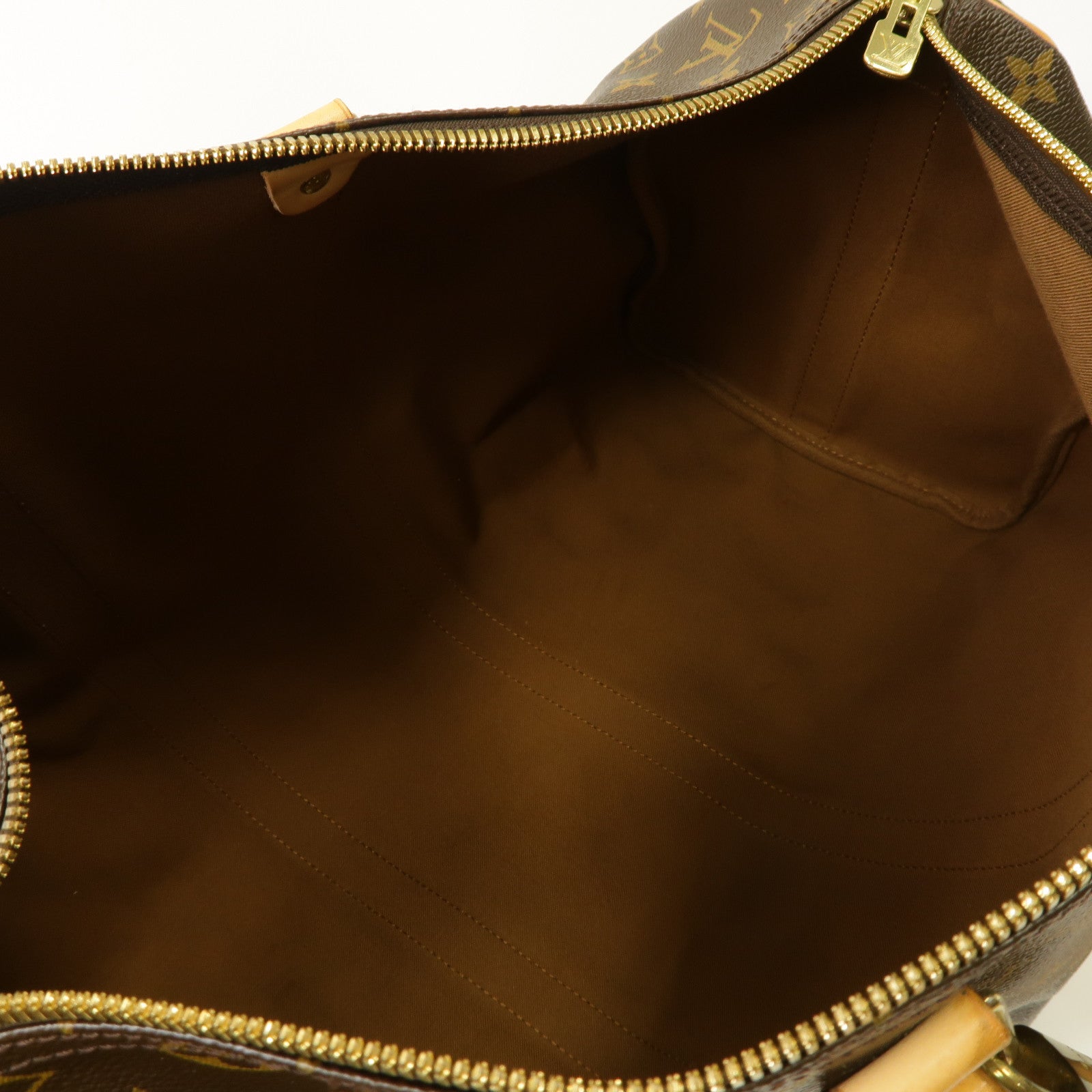 LOUIS VUITTON Monogram Keepall 45 Bandouliere金扣手挽肩背兩用袋啡色
