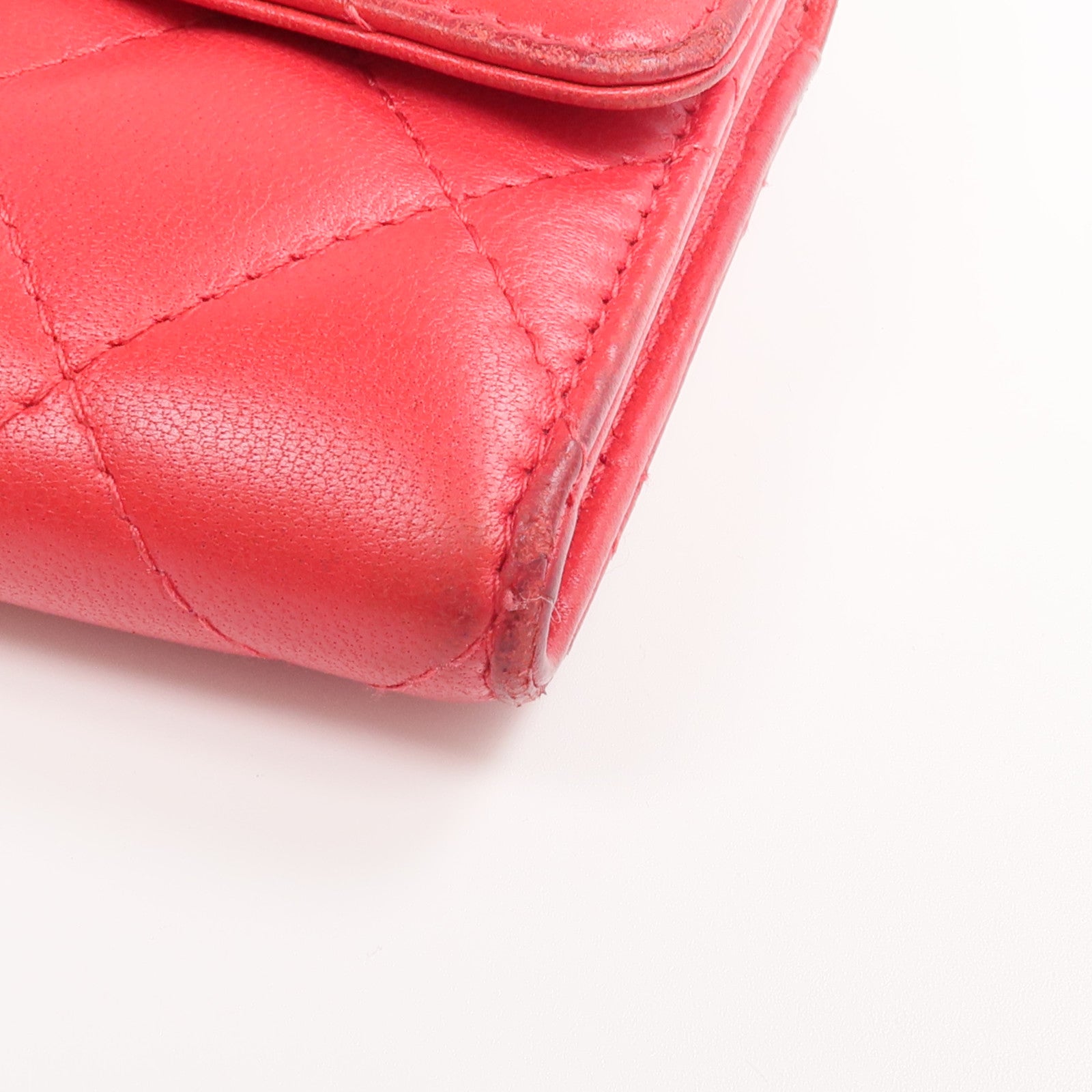 CHANEL 羊皮皮革Classic Long Flap Wallet金扣長錢包