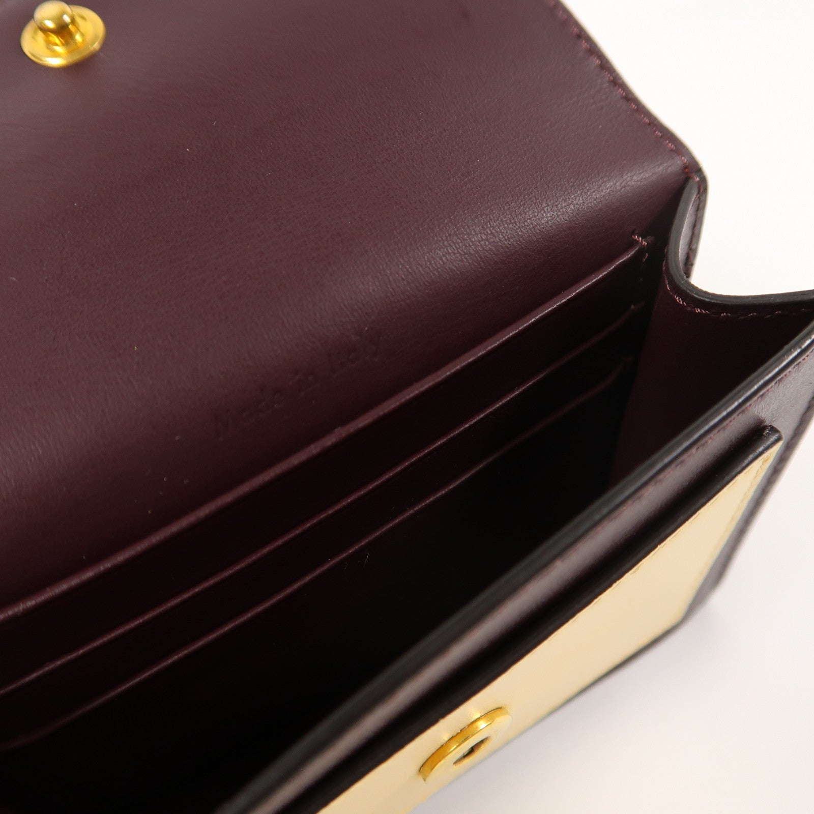 CELINE 牛皮皮革Card Case金扣卡片套紅色/黃色/啡色