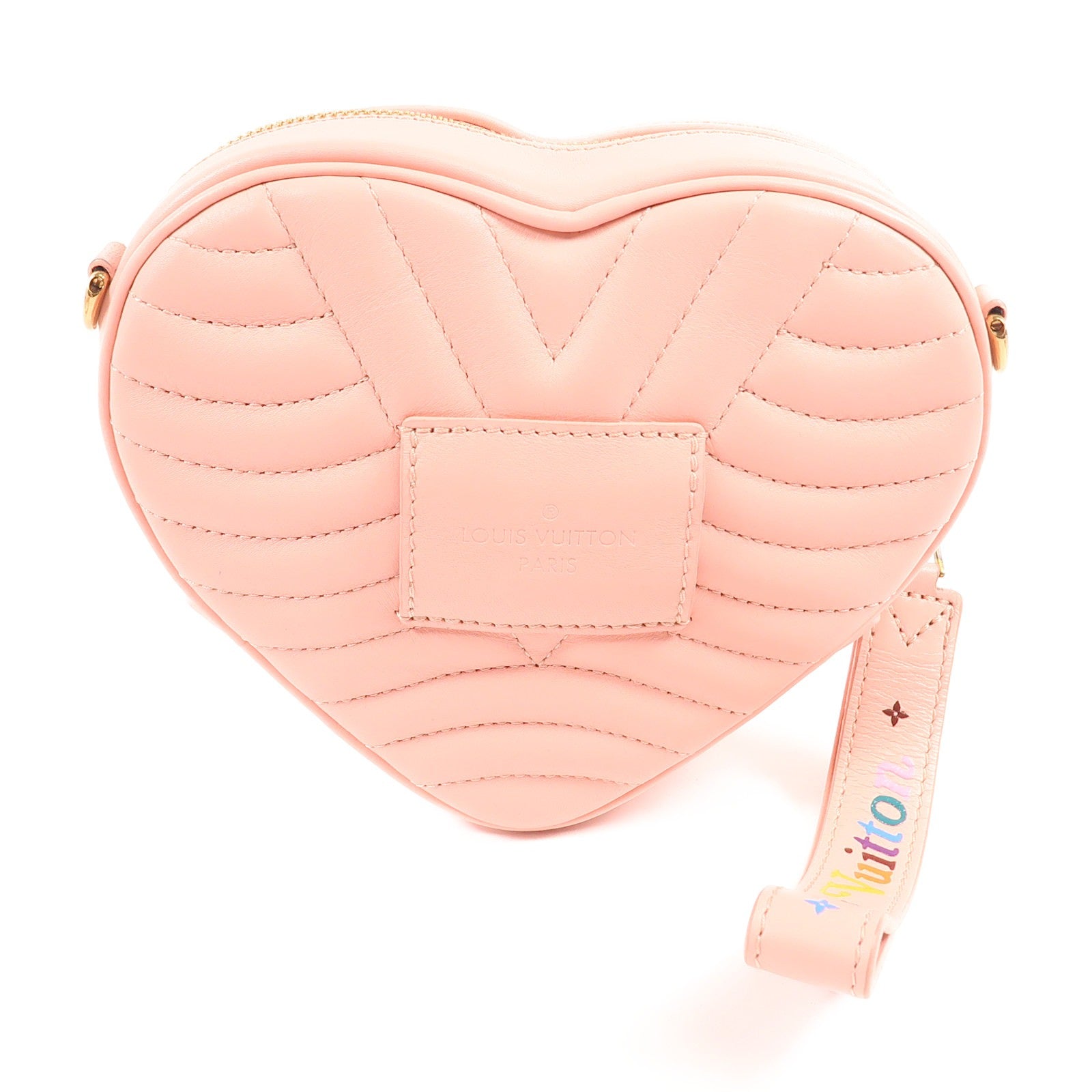 LOUIS VUITTON 牛皮皮革New Wave Heart金扣肩背袋