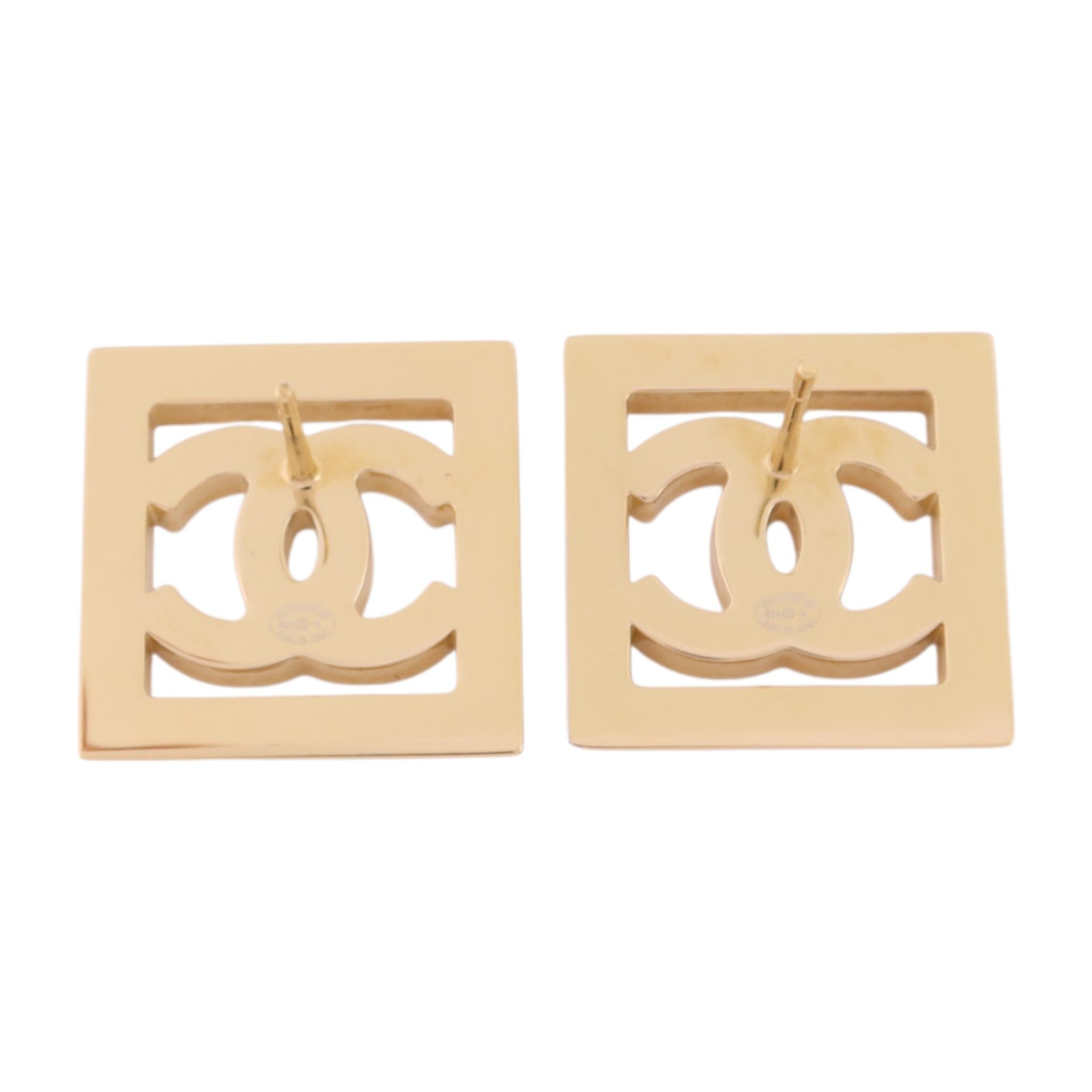 CHANEL 金屬Earrings金扣耳環