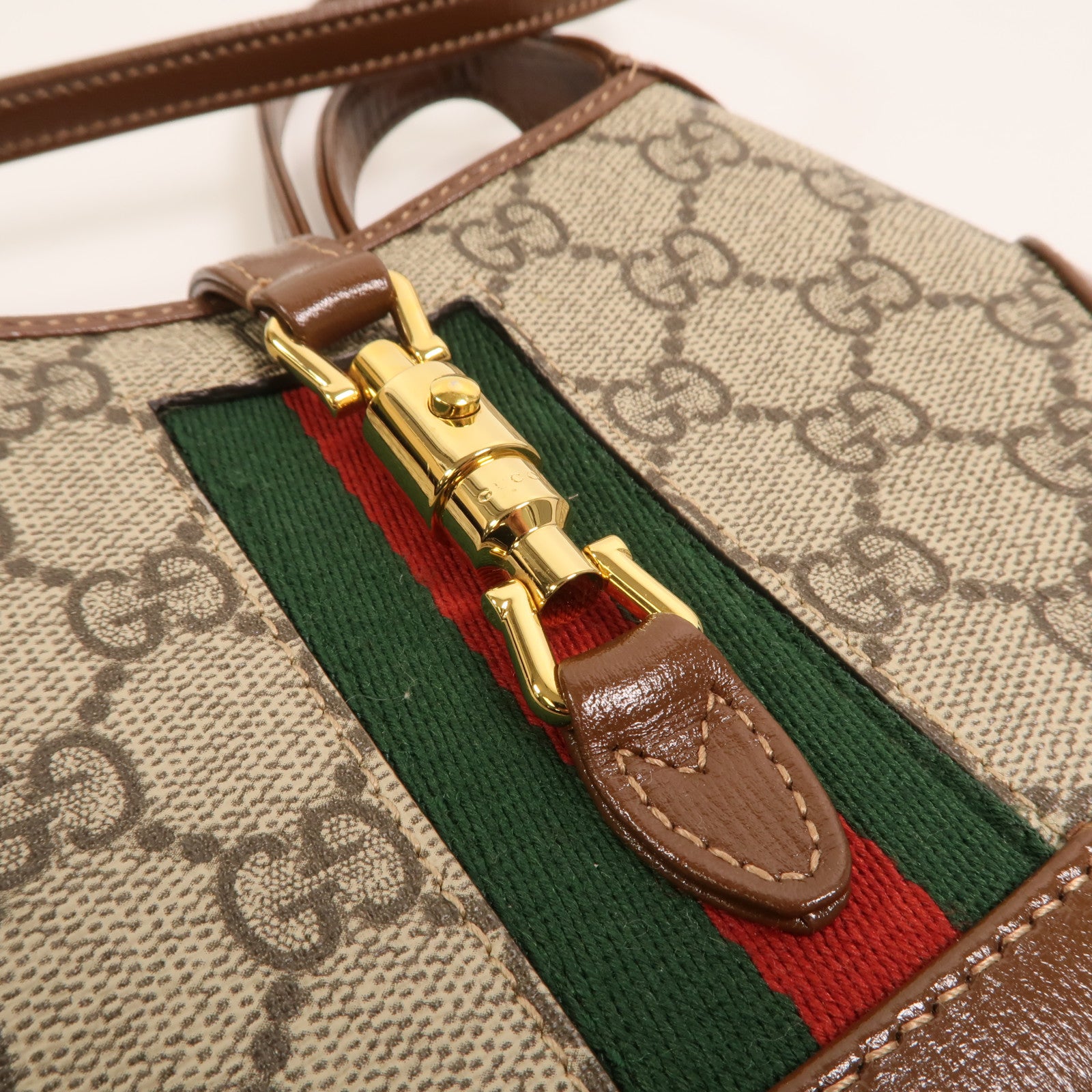 GUCCI 塗層帆布Mini Jackie 1961肩背袋
