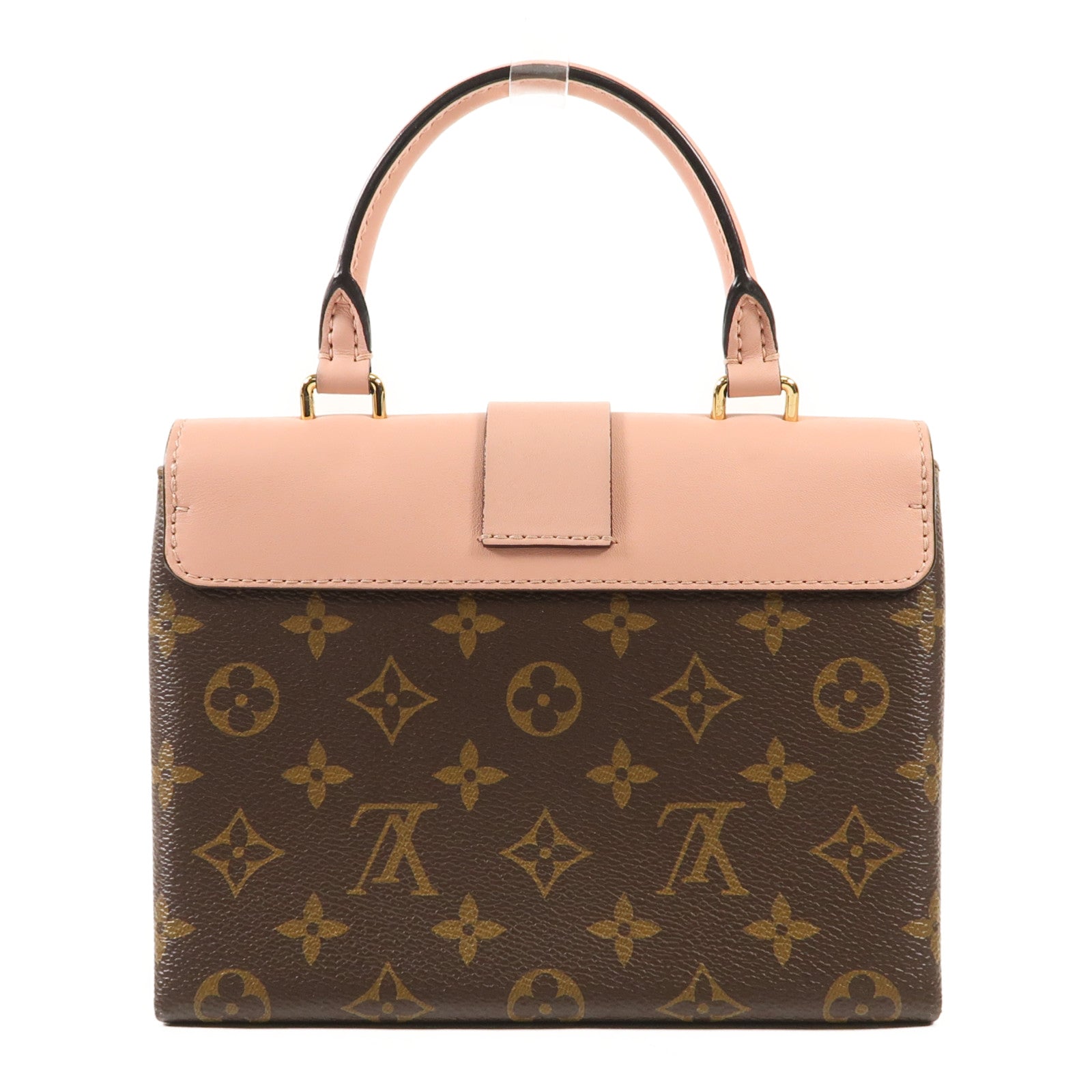 LOUIS VUITTON Monogram Locky BB金扣手挽肩背兩用袋