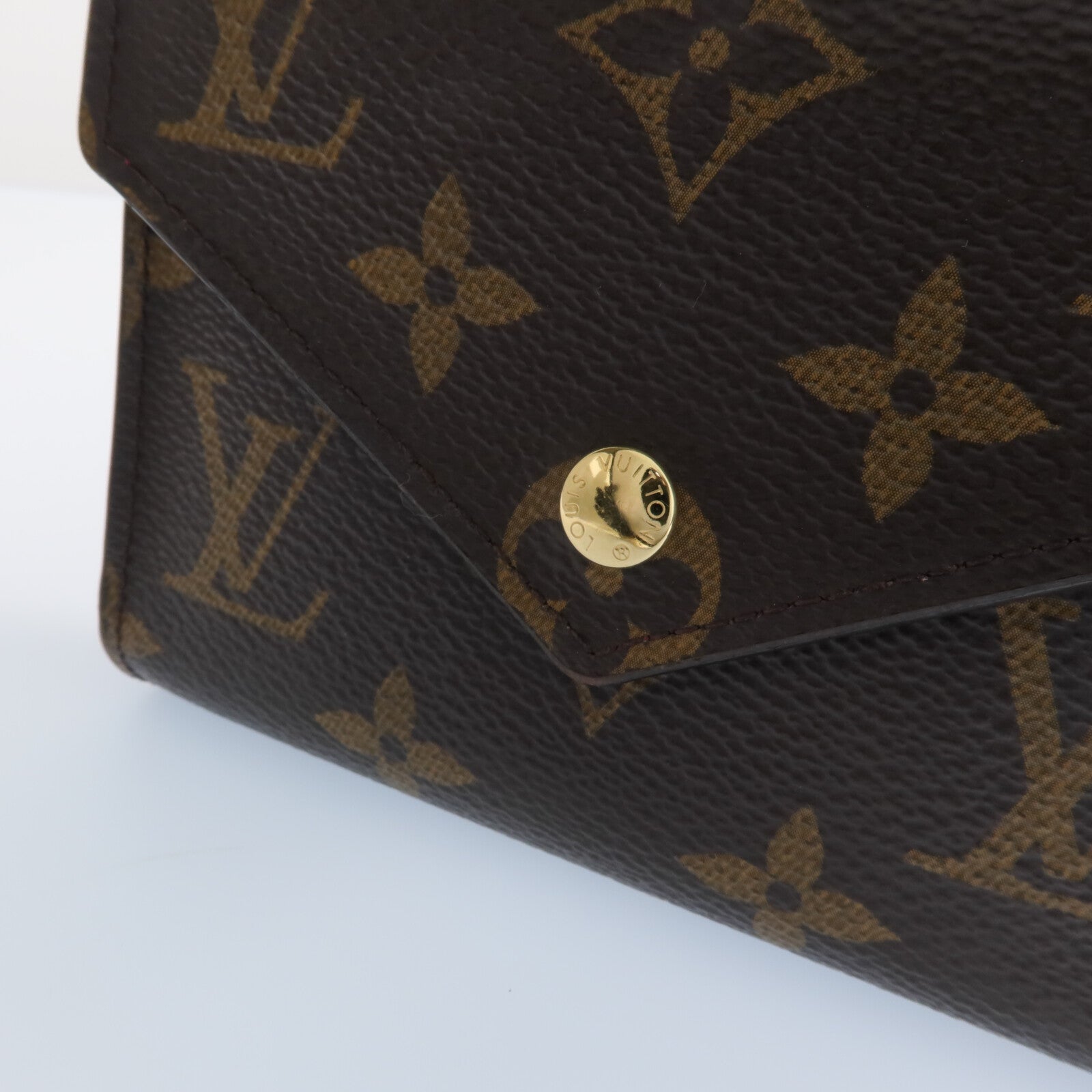 LOUIS VUITTON Monogram Portefeuille Victorine金扣錢包