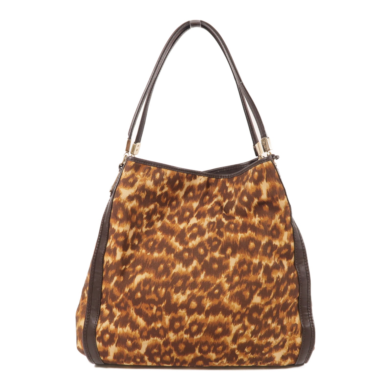 COACH 帆布Shoulder Bag金扣肩背袋