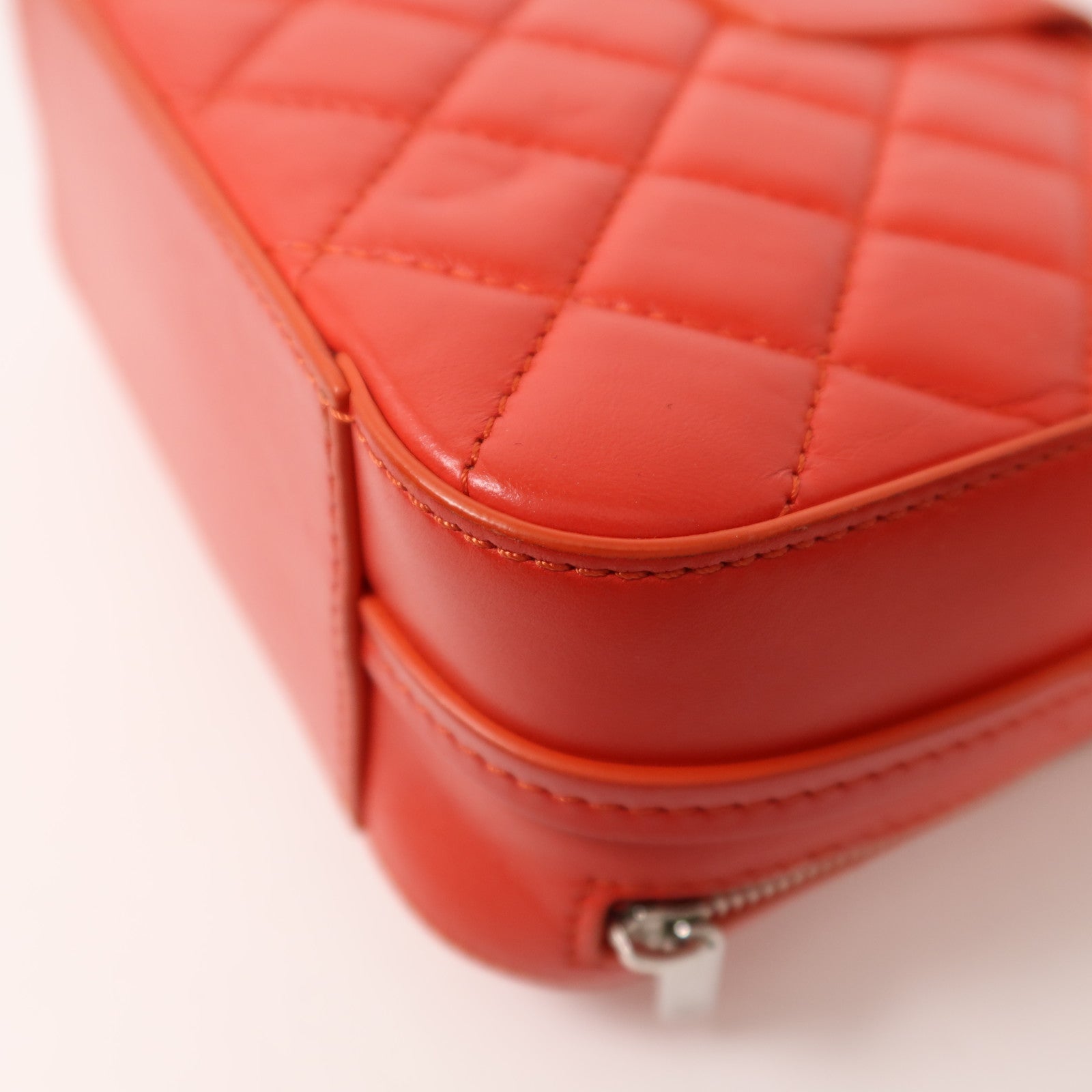 CHANEL 【激減優惠】羊皮皮革Chain Shoulder銀扣鏈帶肩背袋
